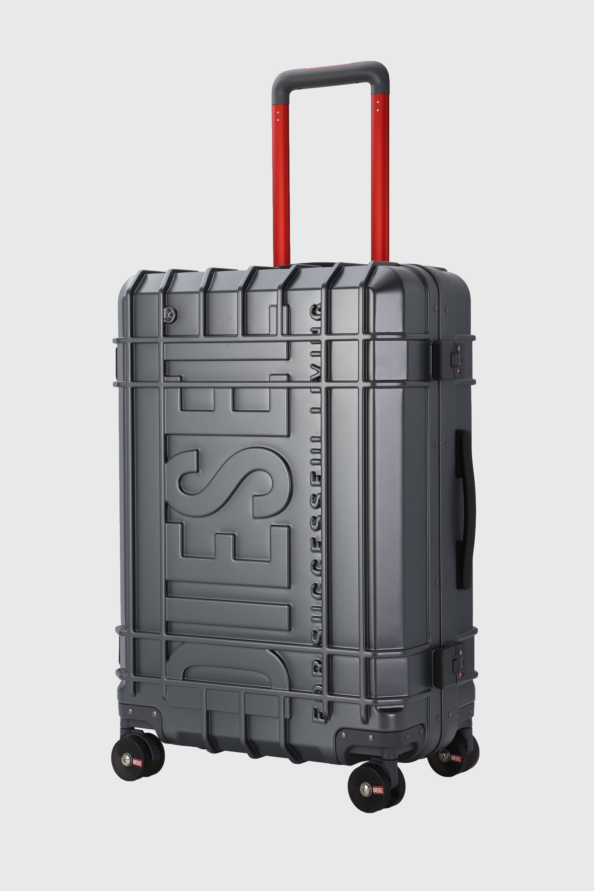 Diesel - DIESEL PC STRONG IMAGE TROLLEY- DSL003, Unisex's Rugged suitcase size M in Dark grey - 5