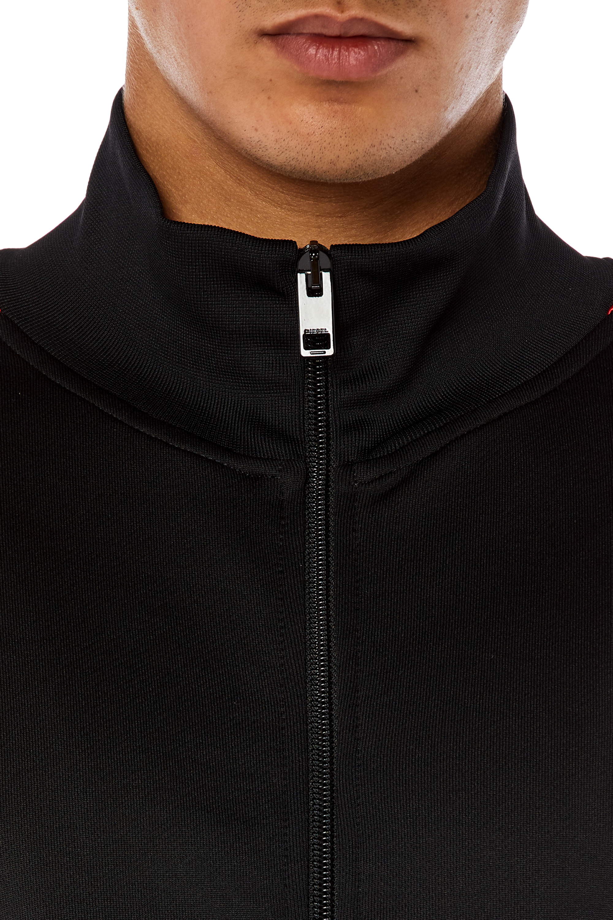 Men's Zip-up sweatshirt with piping | ToBeDefined | Diesel TR