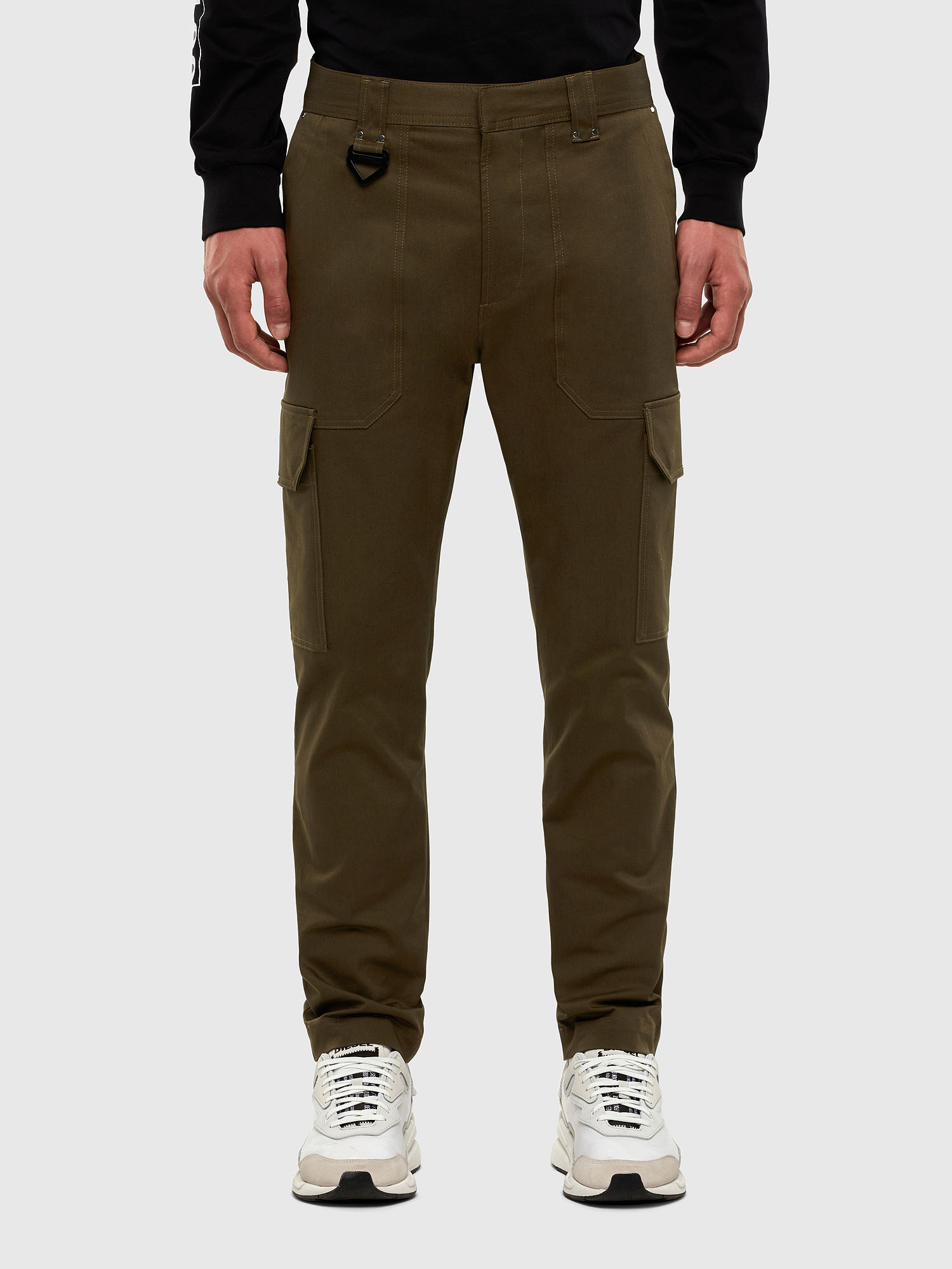 P-BAKER-SLIM, Military Green Diesel - P-BAKER-SLIM, Military Green - Pants - Image 1