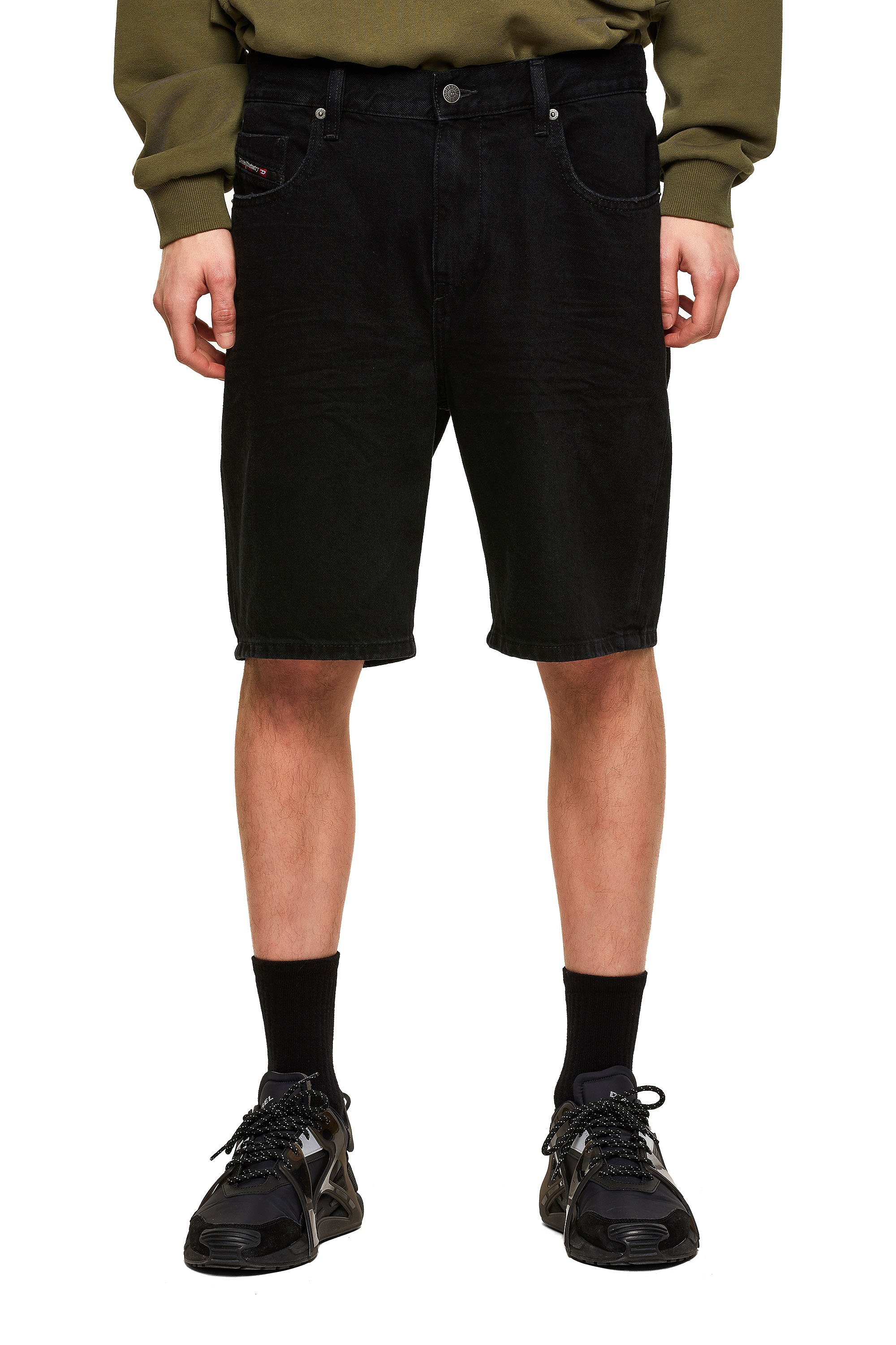 D-STRUKT-SHORT, Black Diesel - D-STRUKT-SHORT, Black - Shorts - Image 1