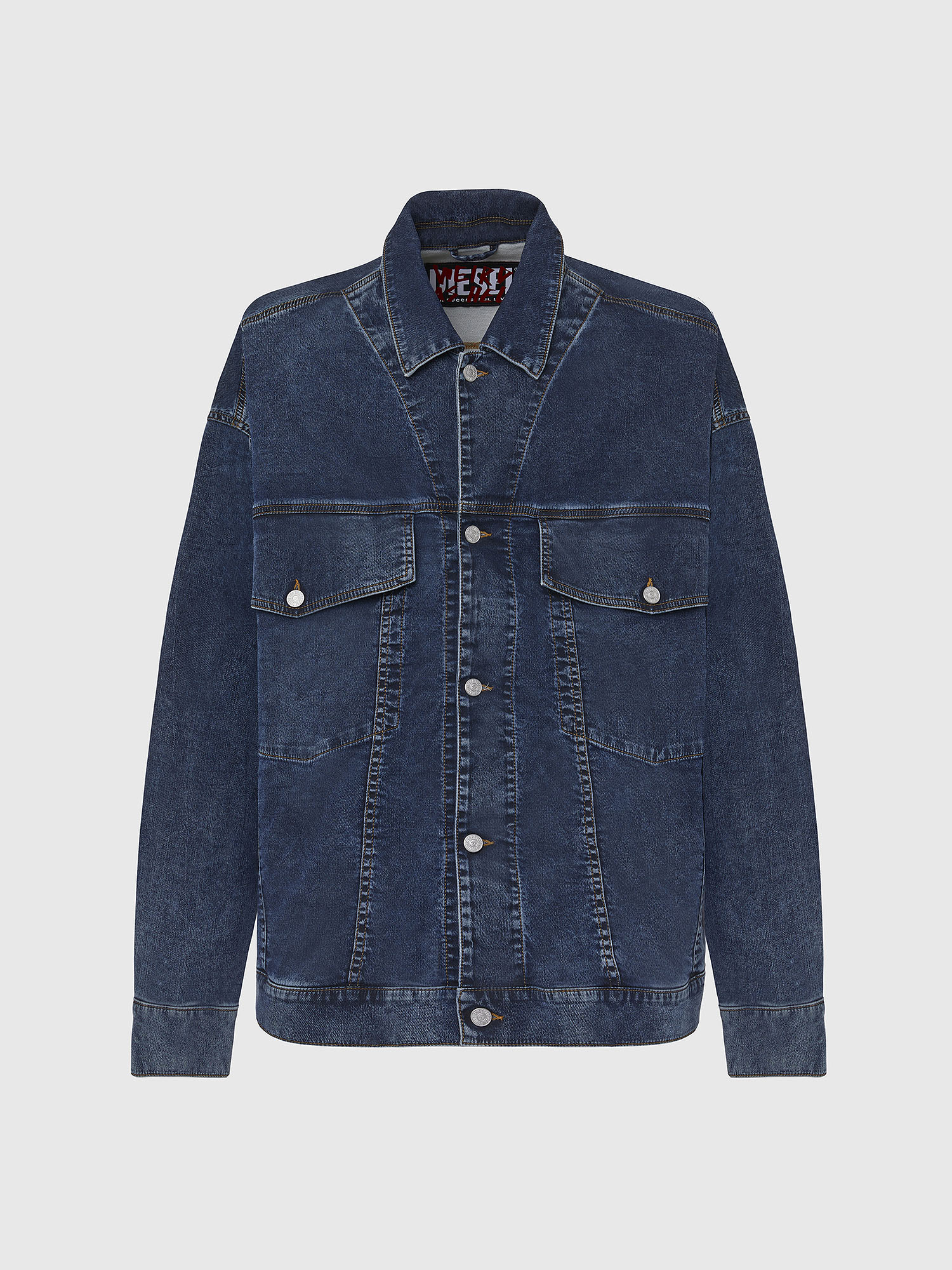 D-RAF-SP JOGGJEANS, Dark Blue Diesel - D-RAF-SP JOGGJEANS, Dark Blue - Denim Jackets - Image 1