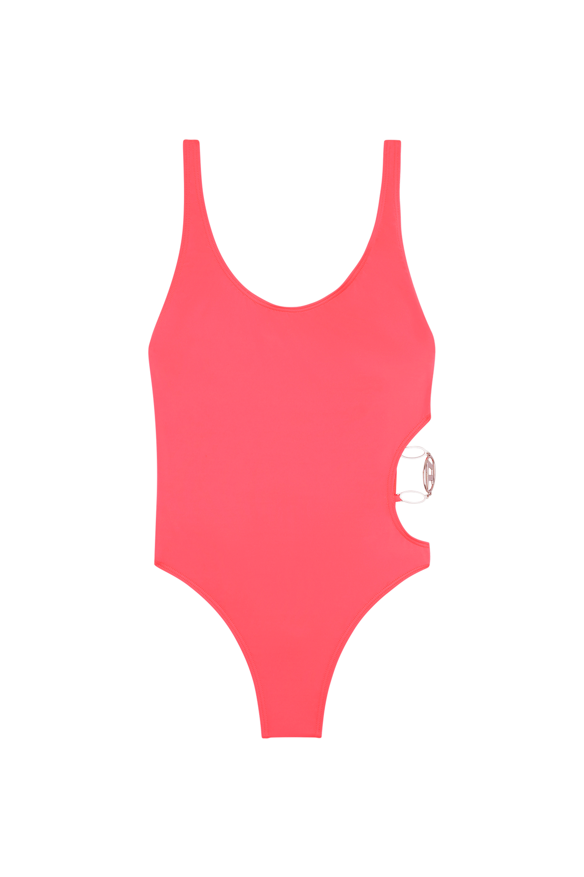 Diesel - BFSW-PAMELA-O, Woman Swimsuit with Oval D chain in Pink - Image 5