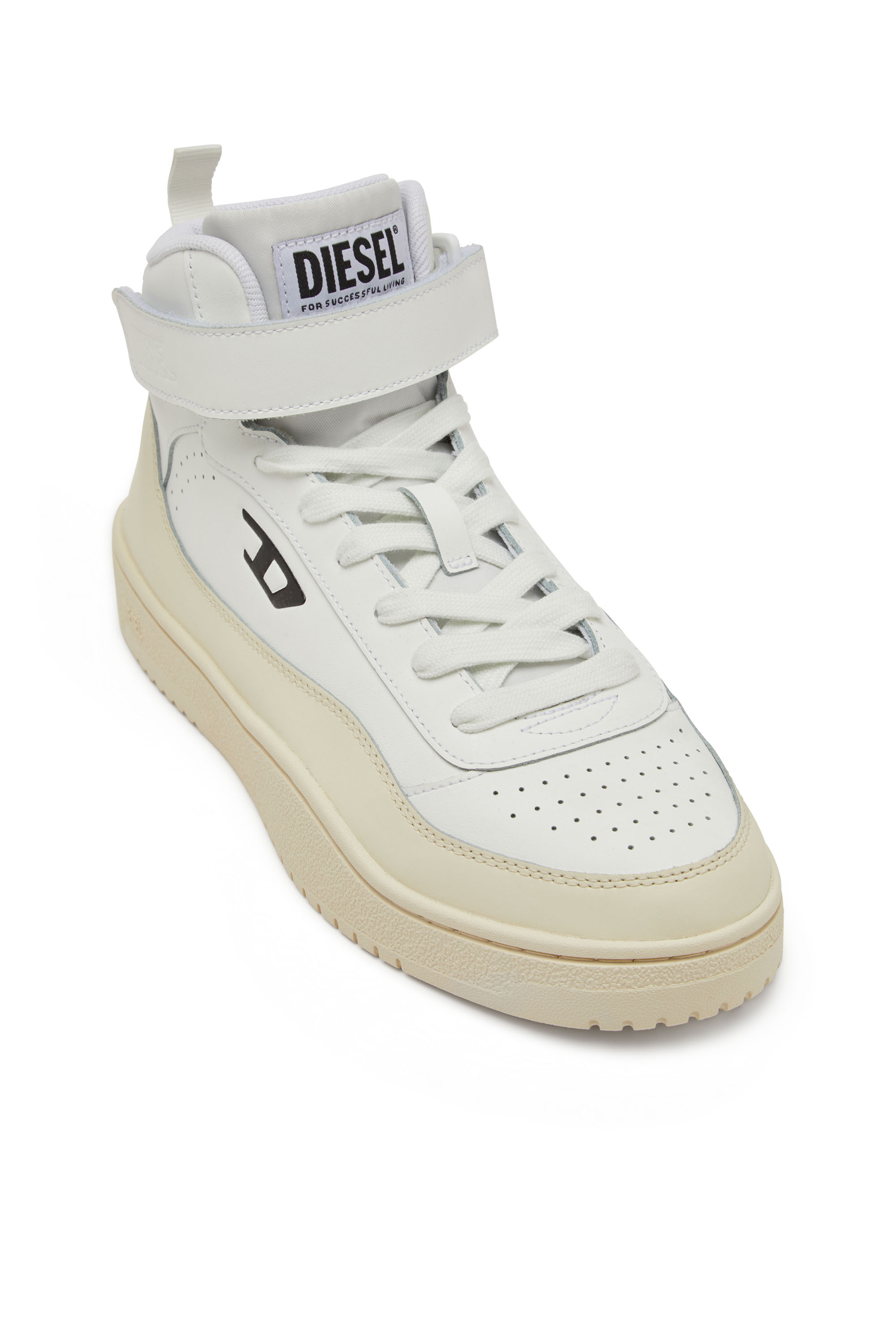 Diesel - S-TRACKER-D MID, Man's S-Tracker-D-Mid top sneaker in White - 5