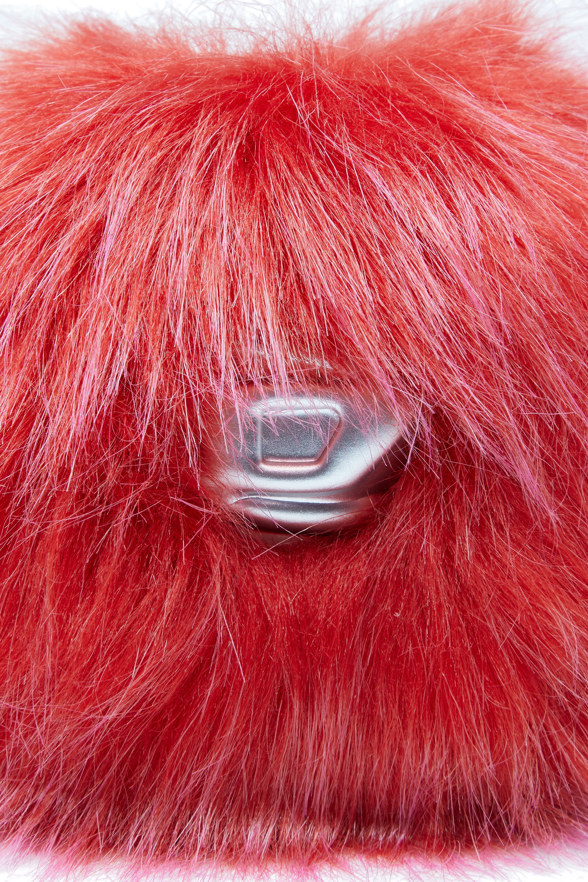 Diesel - MONSTER, Unisex's Furry charm with pendant in Red - 2