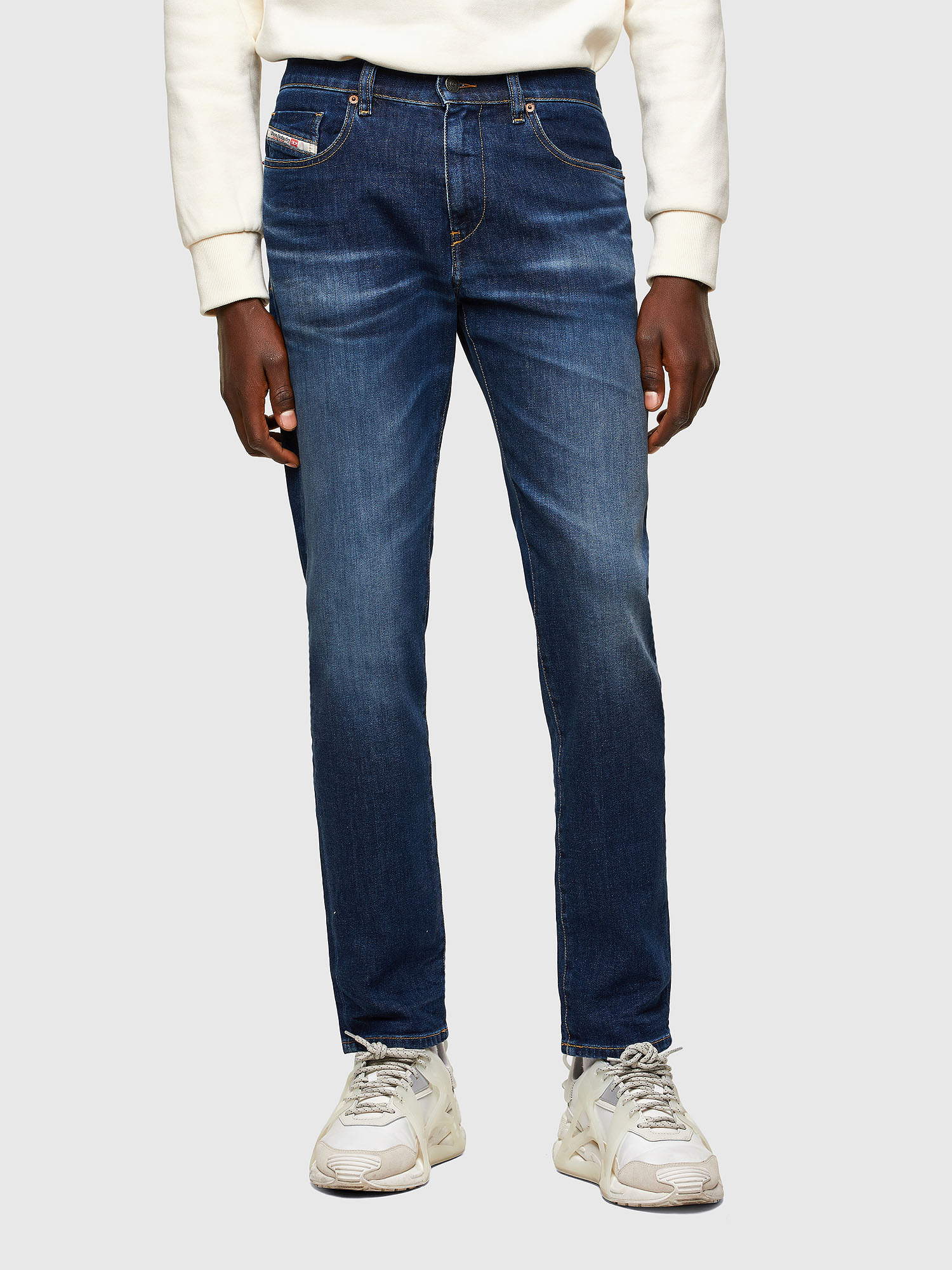 D-Strukt 009MI, Dark Blue Diesel - D-Strukt 009MI, Dark Blue - Jeans - Image 1