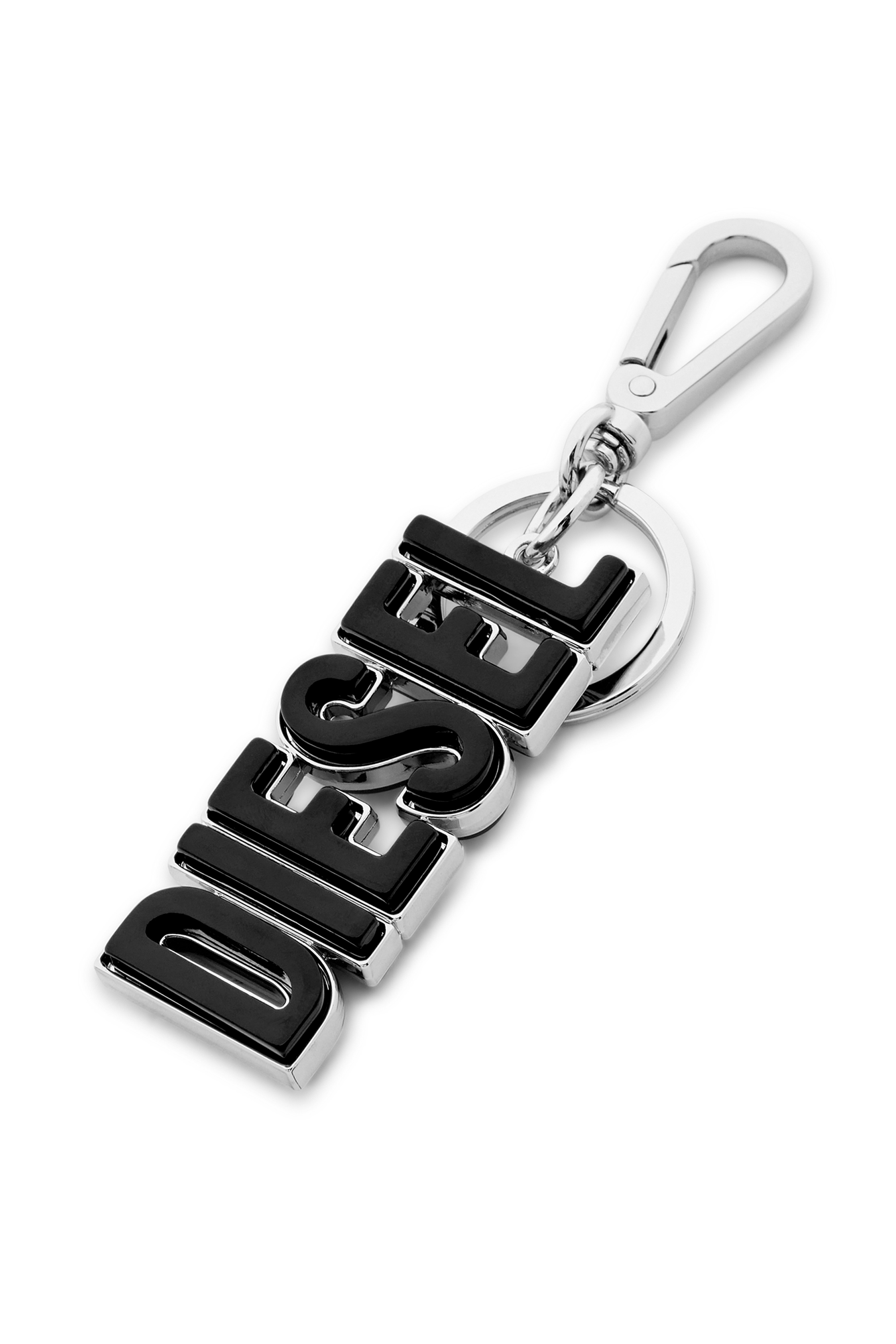 Diesel - DSL 3D KEY RING, Man's Metal and resin DIESEL keyring in Black/Red - 2
