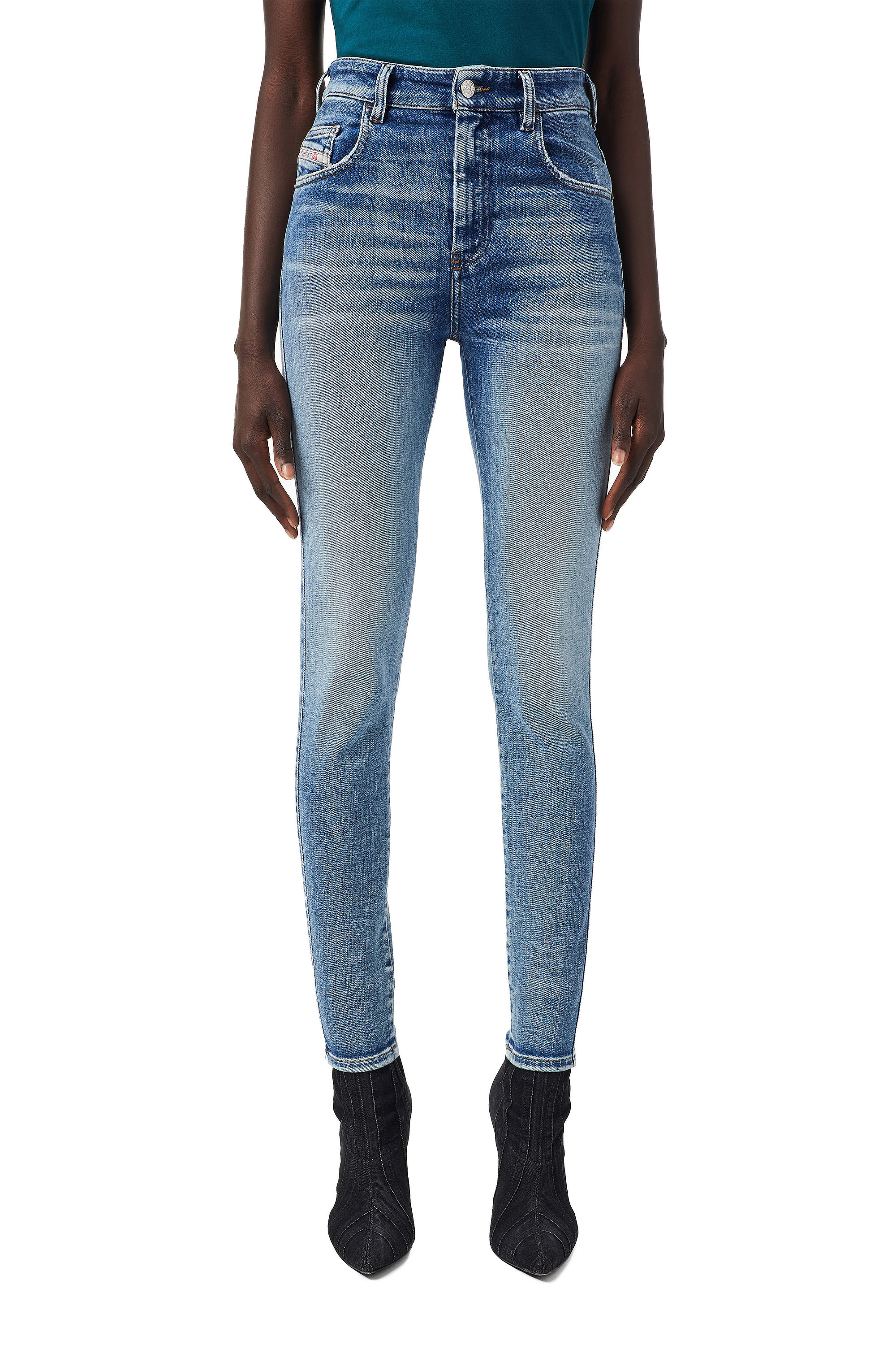 Slandy High 09B09, Light Blue Diesel - Slandy High 09B09, Light Blue - Jeans - Image 1