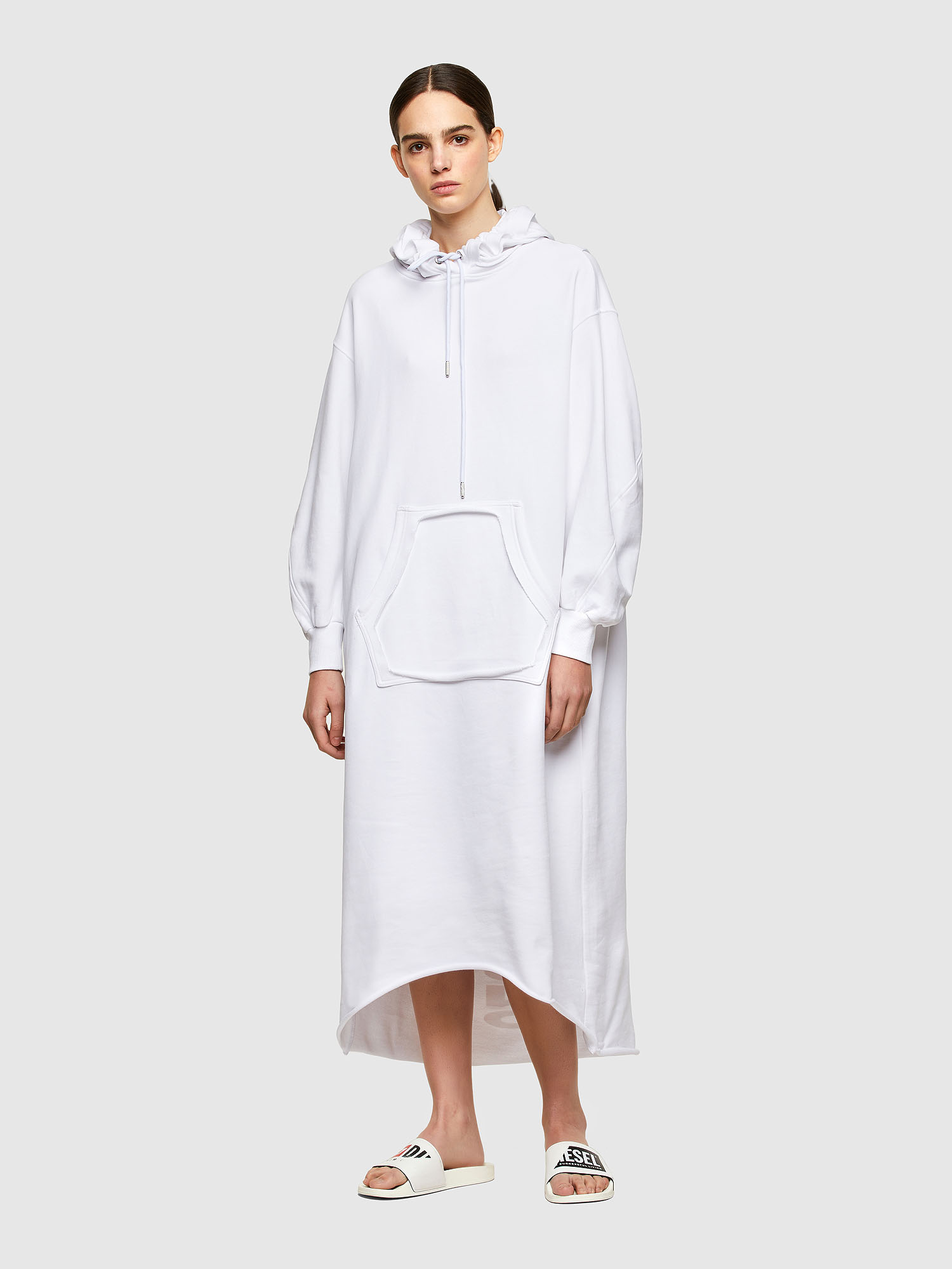 D-ILSE-TWIST-RAW-COP, White Diesel - D-ILSE-TWIST-RAW-COP, White - Dresses - Image 1