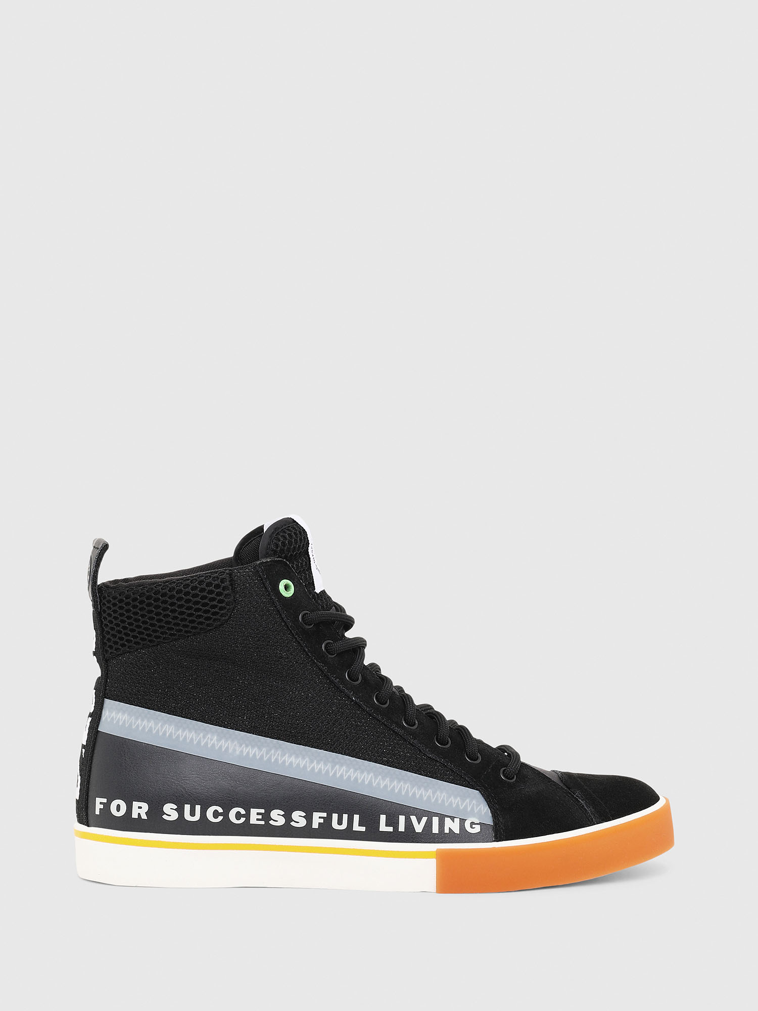S-DVELOWS MID, Black Diesel - S-DVELOWS MID, Black - Sneakers - Image 1