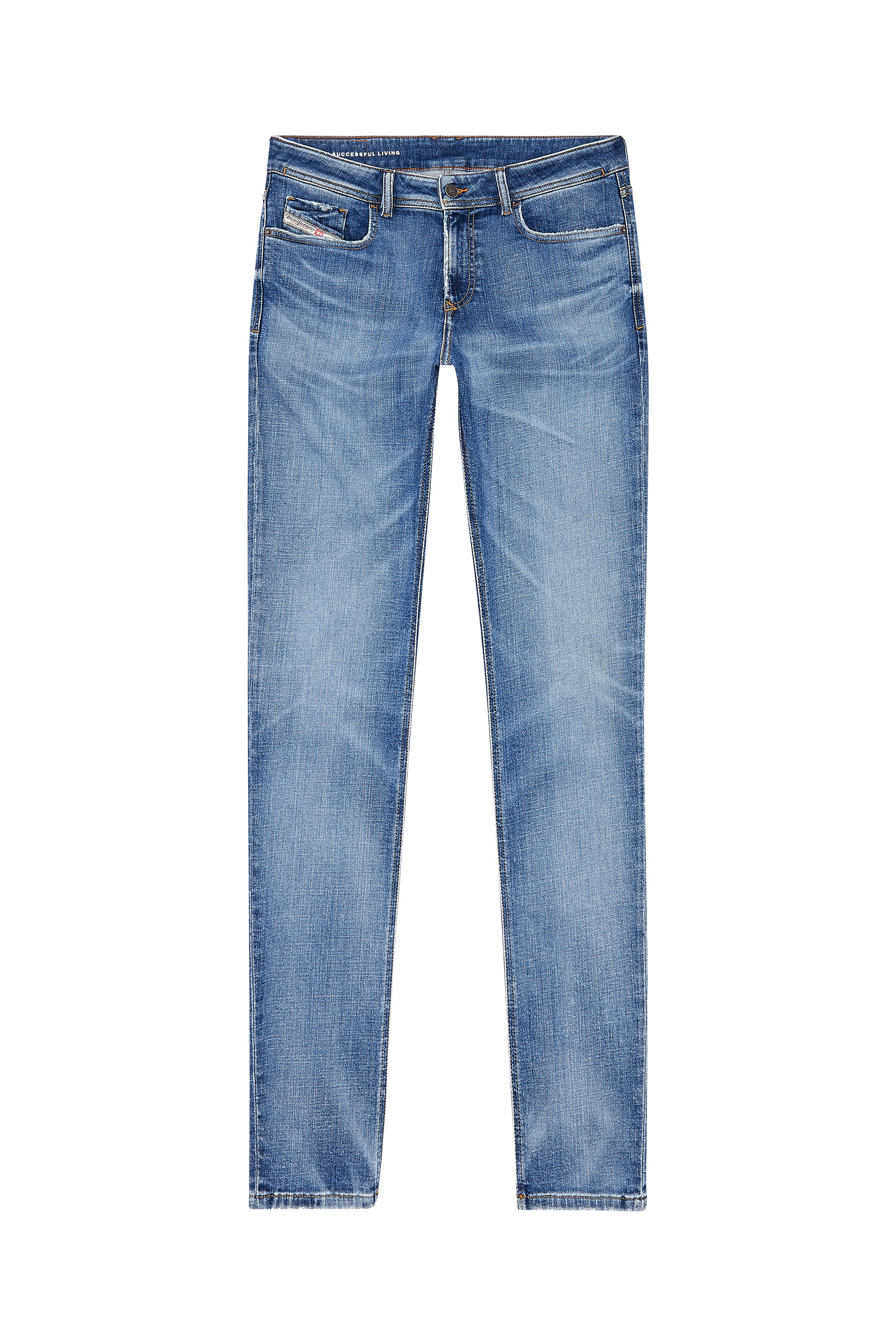 Diesel - Man Skinny Jeans 1979 Sleenker 09H68, Medium blue - Image 3