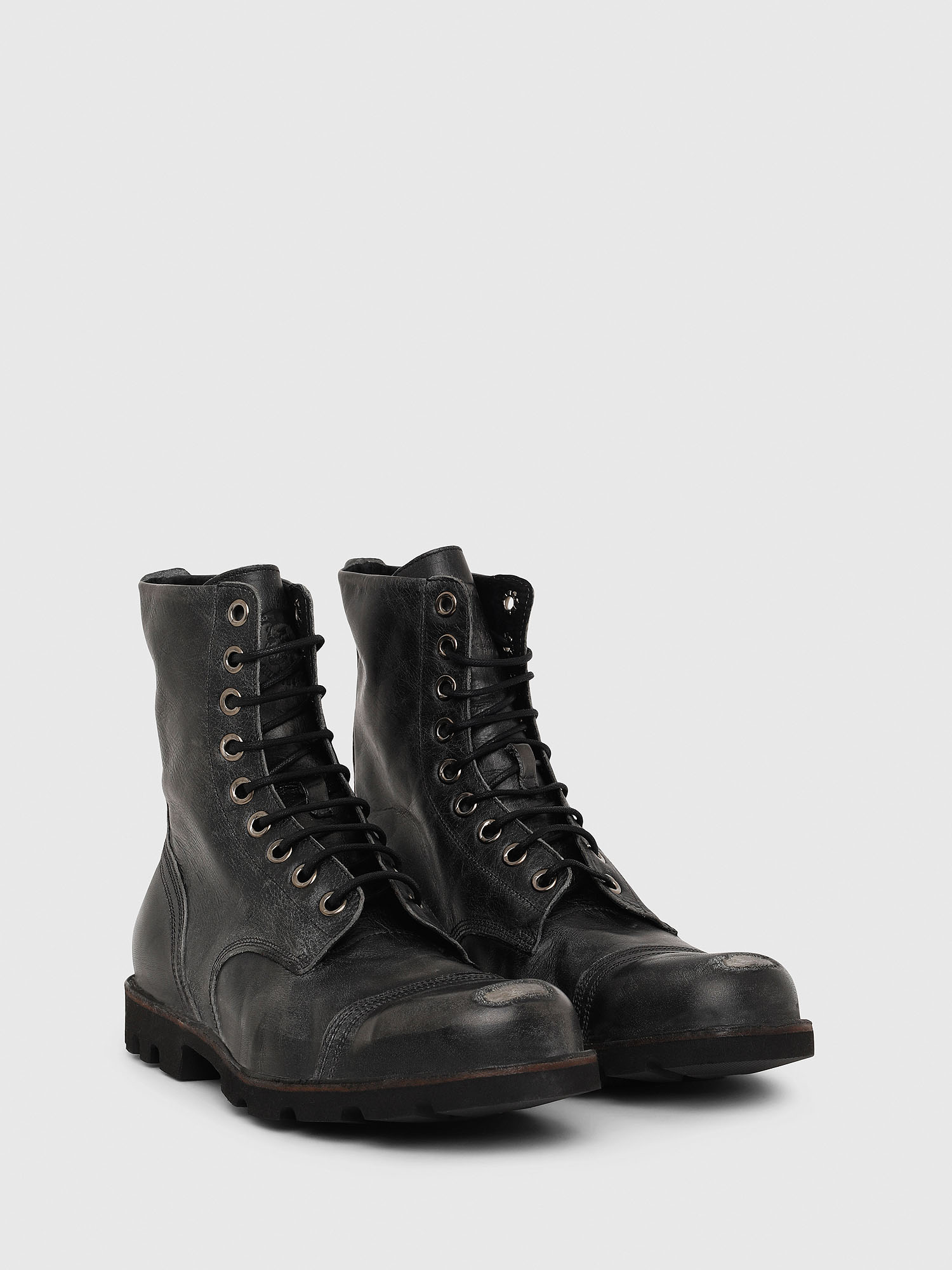 HARDKOR Men Boots in sturdy treated leather Diesel