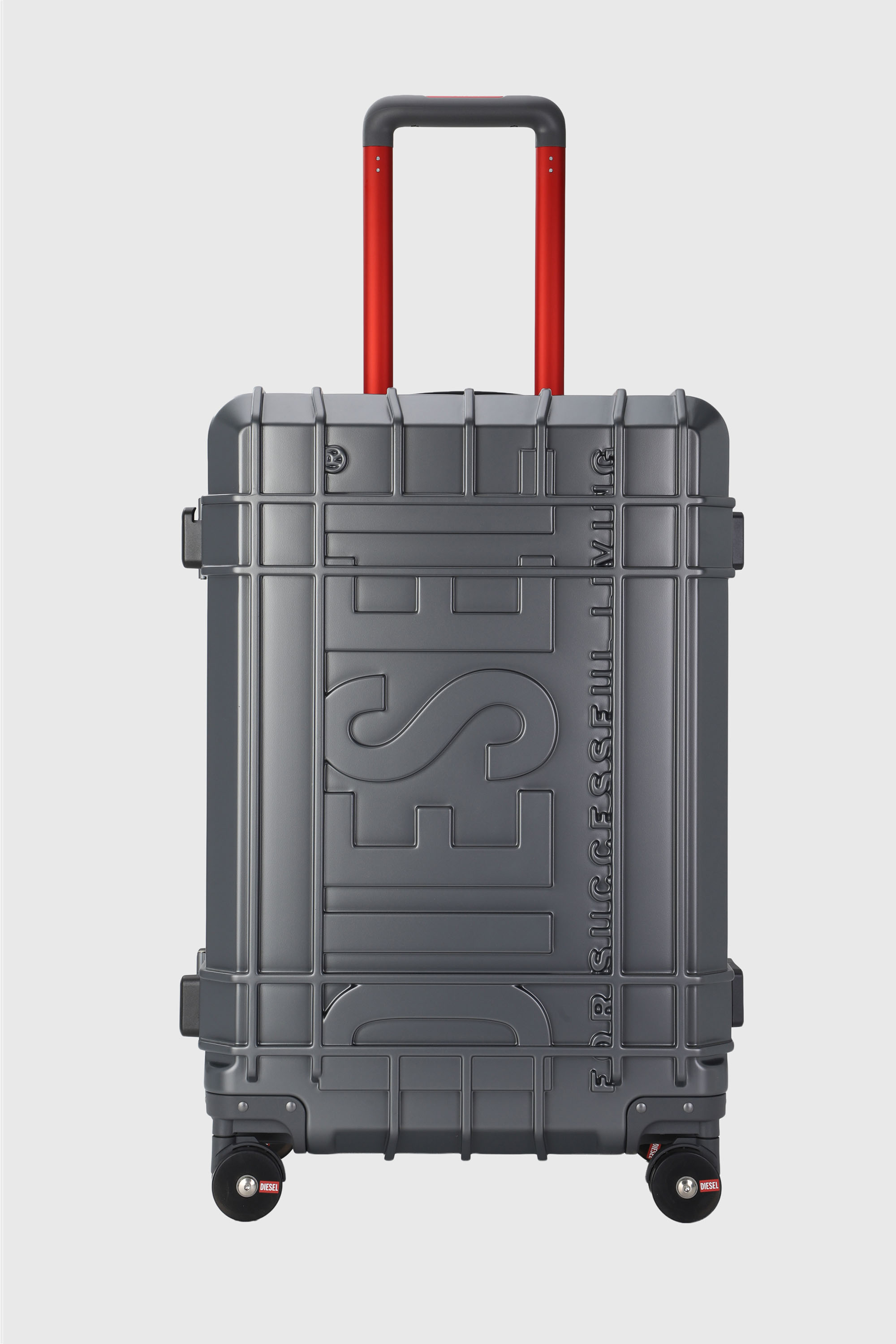 Diesel - DIESEL PC STRONG IMAGE TROLLEY- DSL003, Unisex's Rugged suitcase size M in Dark grey - 1