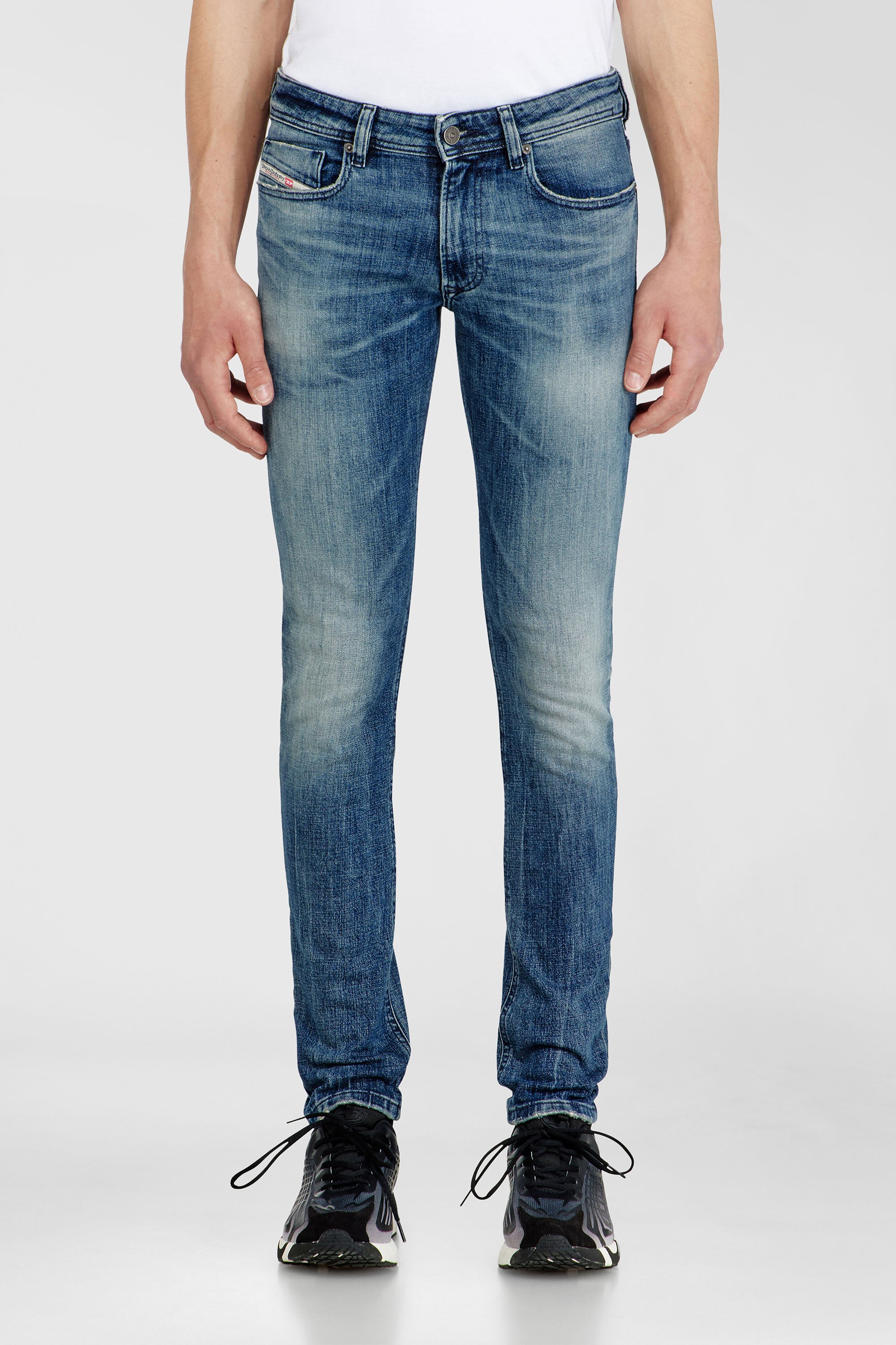 Diesel - Man's Skinny Jeans 1979 Sleenker 0KBBE, Medium blue - 1