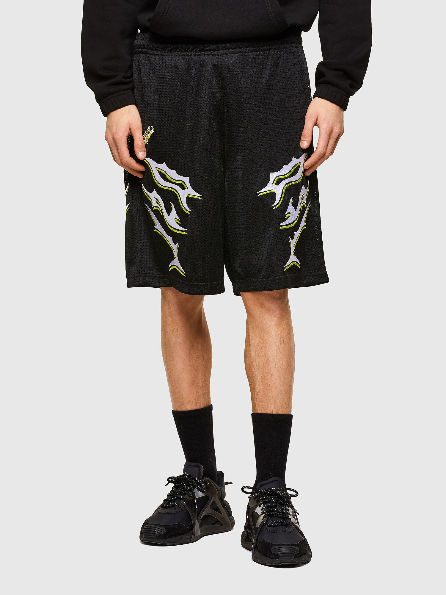 P-FRAKLE-E1, Black Diesel - P-FRAKLE-E1, Black - Shorts - Image 1