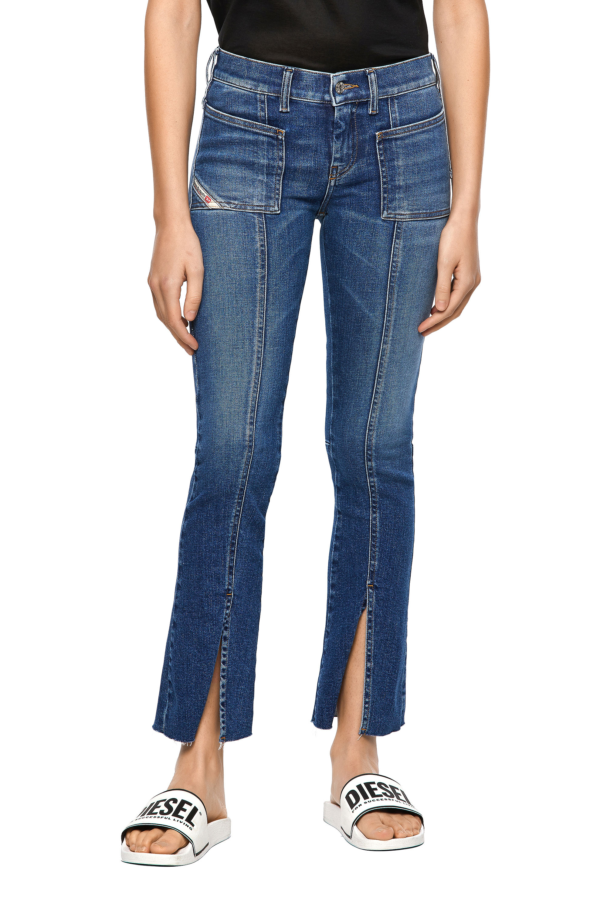 Slandy 009ZW, Medium blue Diesel - Slandy 009ZW, Medium blue - Jeans - Image 1