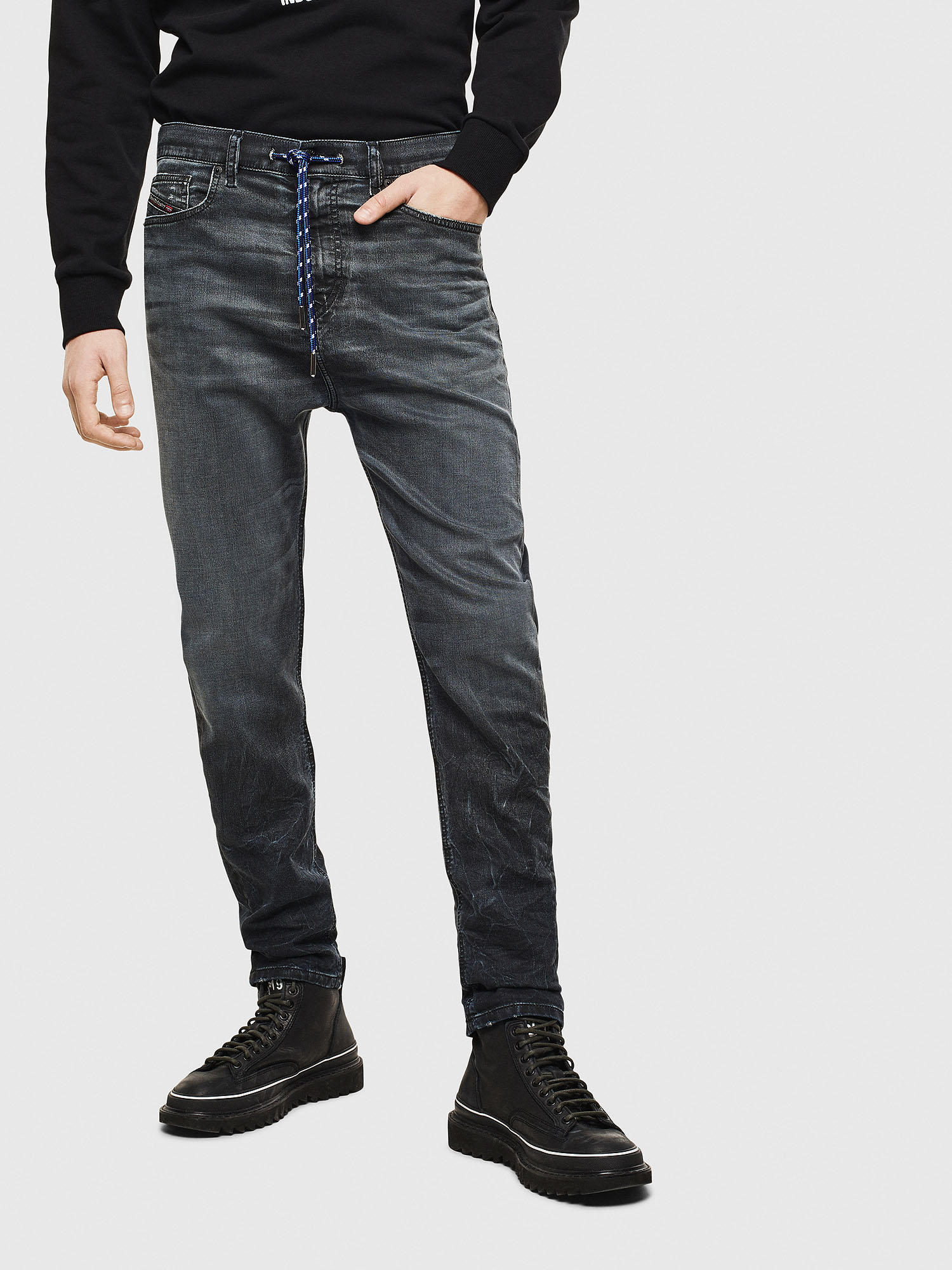 D-Vider JoggJeans 069MD, Dark Blue Diesel - D-Vider JoggJeans 069MD, Dark Blue - Jeans - Image 1