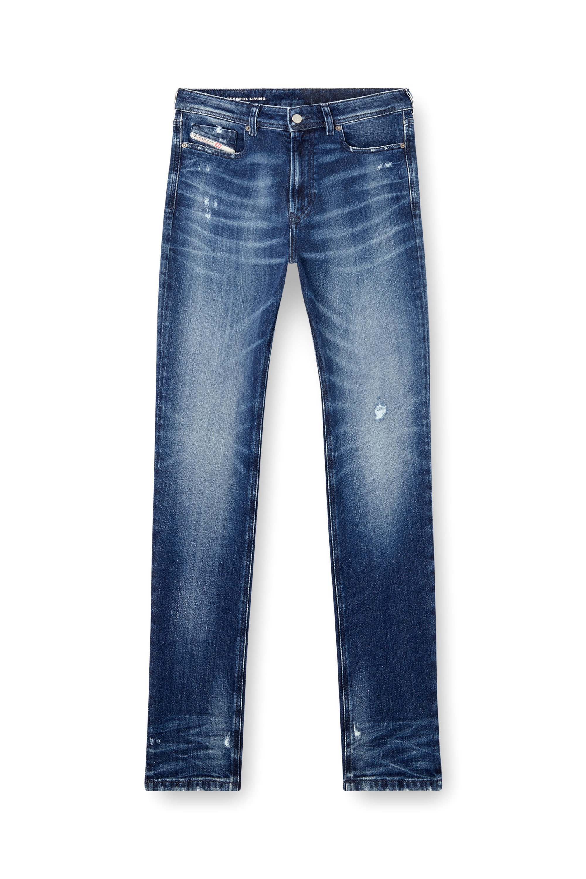 Diesel - Man's Skinny Jeans 1979 Sleenker 09L42, Dark Blue - 3