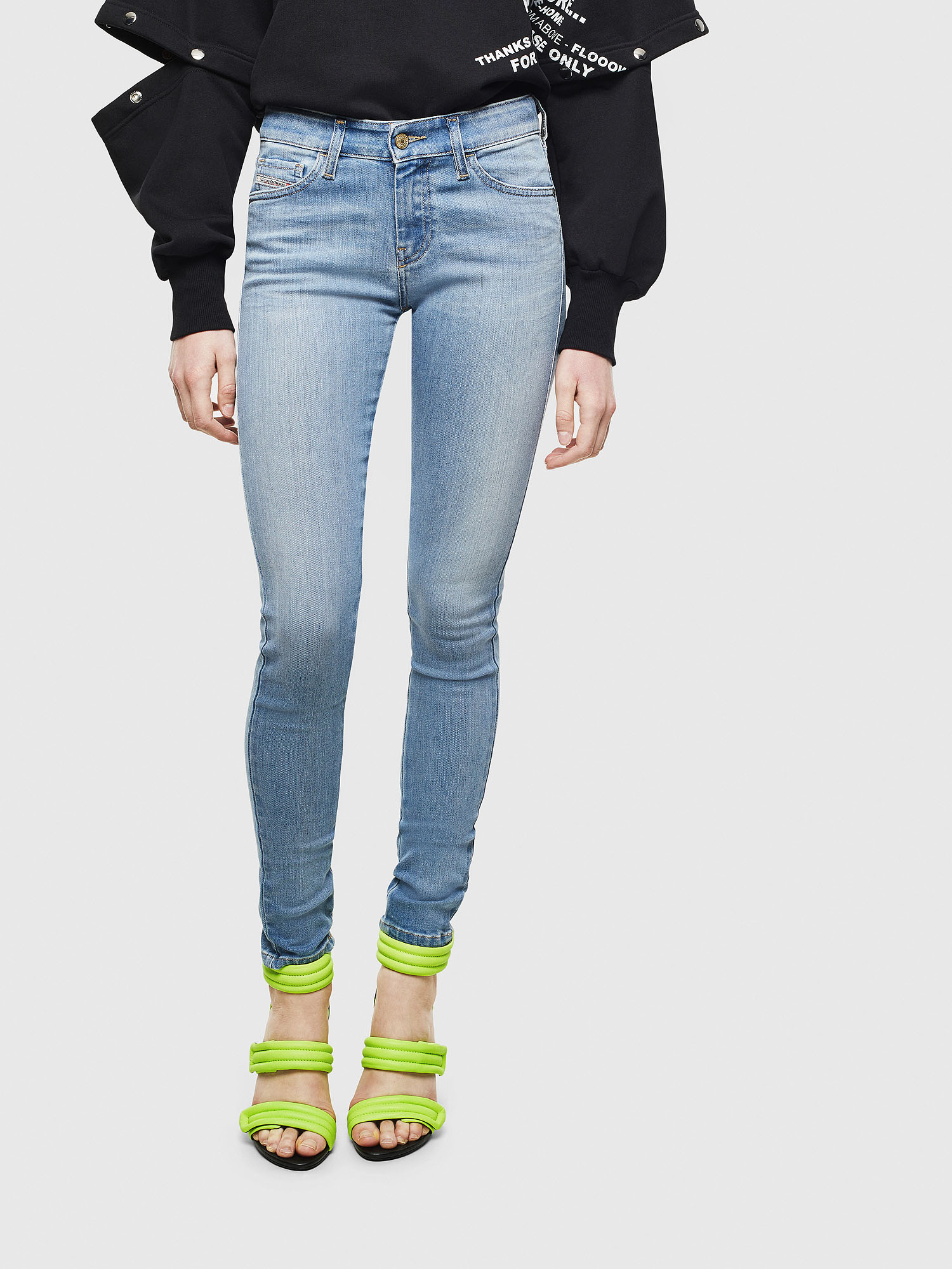 Slandy 0096L, Light Blue Diesel - Slandy 0096L, Light Blue - Jeans - Image 1