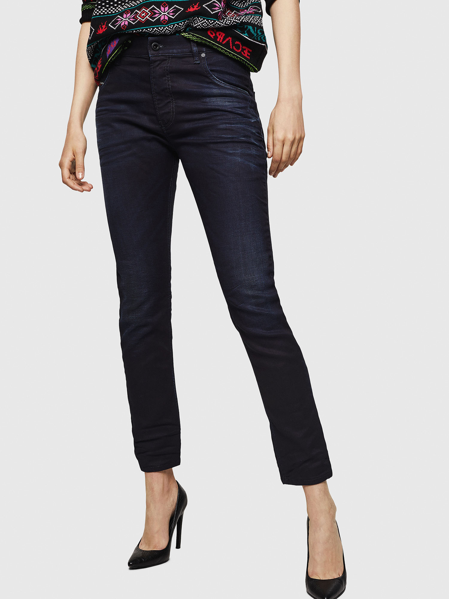 Krailey JoggJeans 069IC, Dark Blue Diesel - Krailey JoggJeans 069IC, Dark Blue - Jeans - Image 1