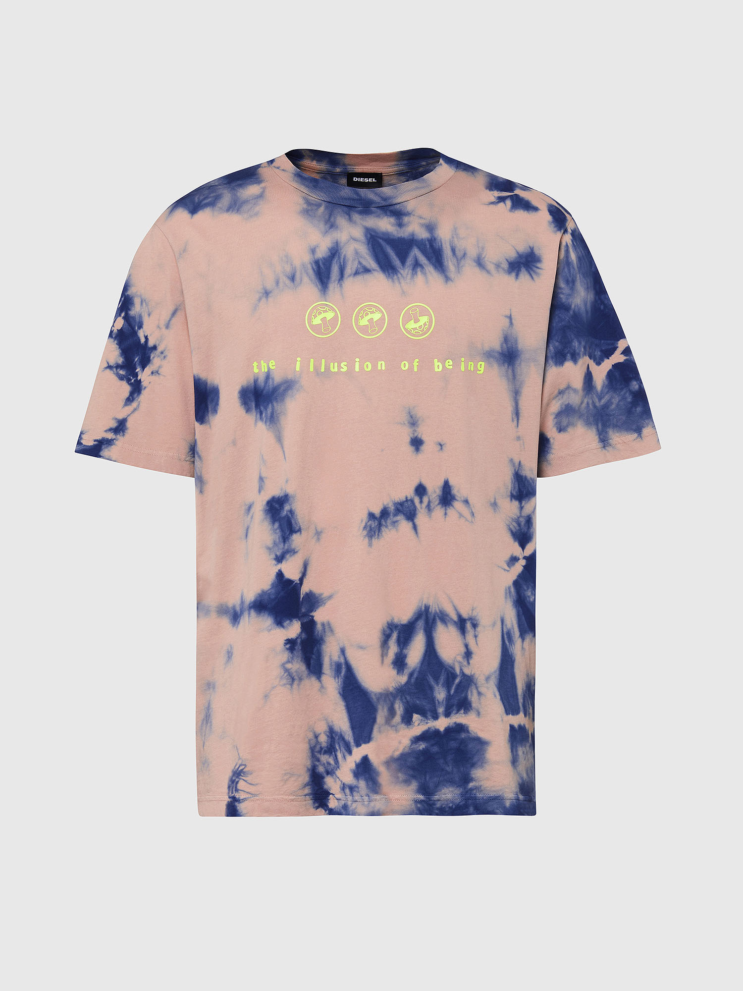 T-JUST-SLITS-X86, Pink/Blue Diesel - T-JUST-SLITS-X86, Pink/Blue - T-Shirts - Image 1