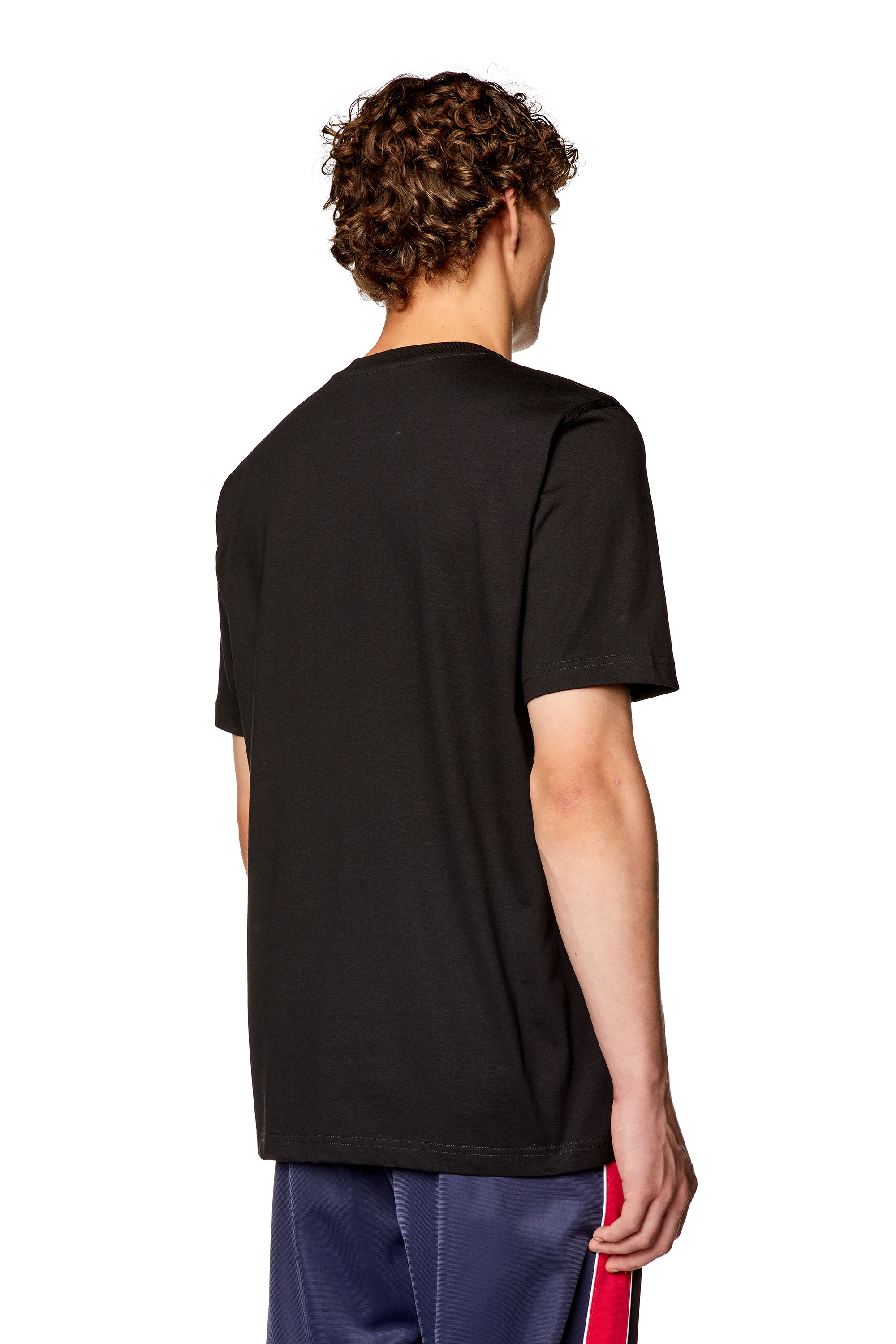 Men's T-shirt with Prototype sneaker print | Black | Diesel TR
