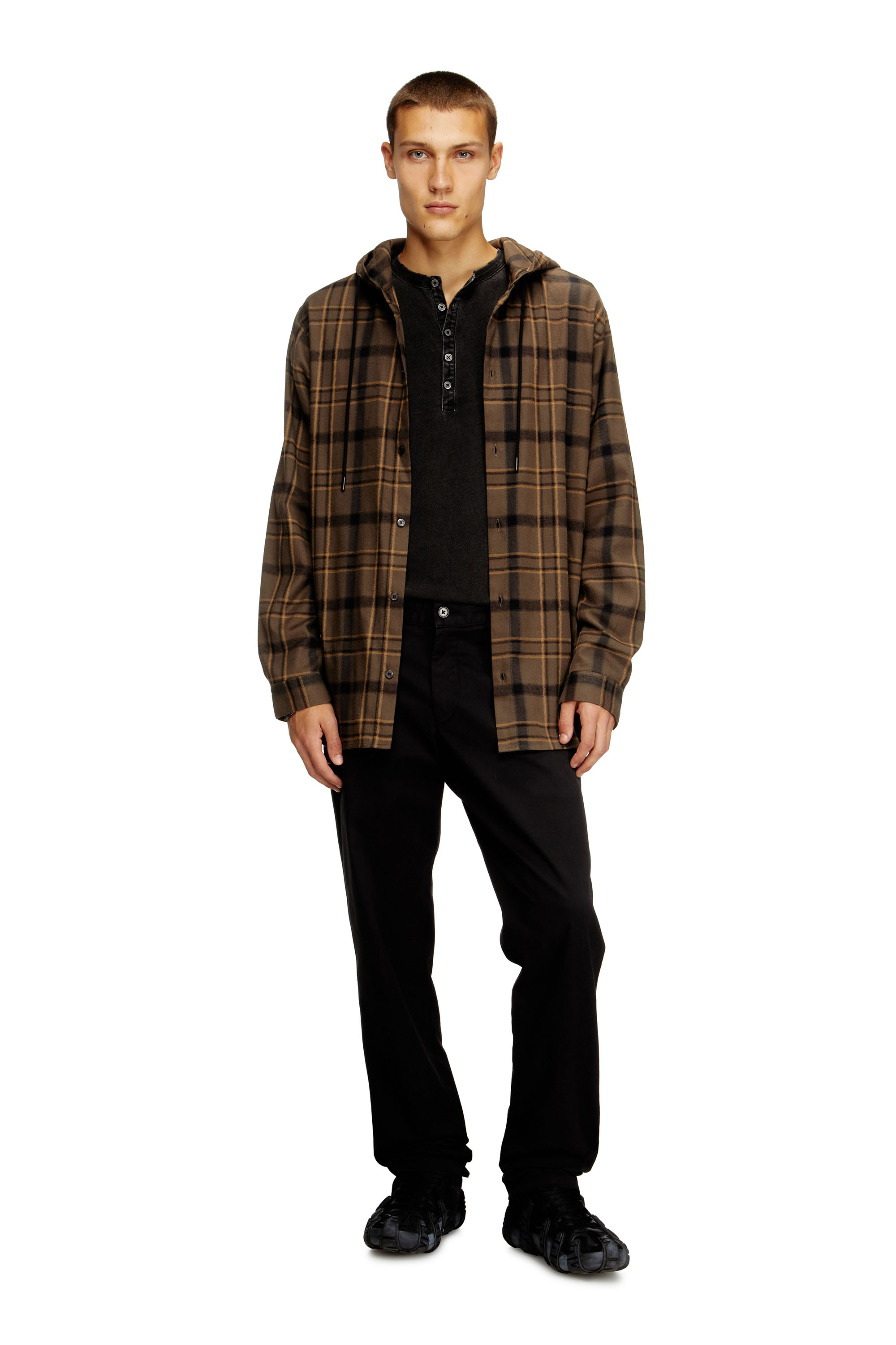 Diesel - P-DEFINE-EPCH, Man's Cotton pants with utility loop in Black - 2