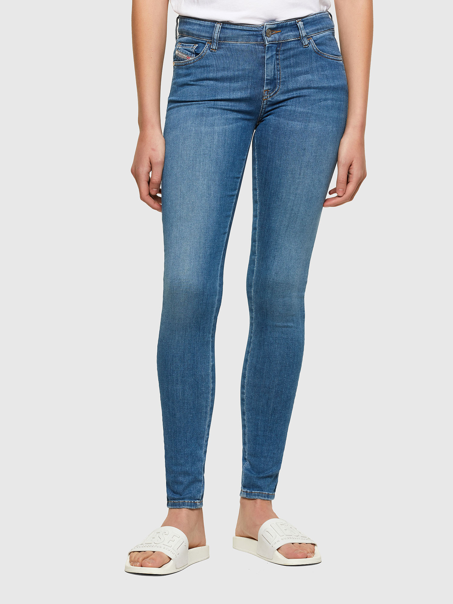 Slandy 069RR, Light Blue Diesel - Slandy 069RR, Light Blue - Jeans - Image 1