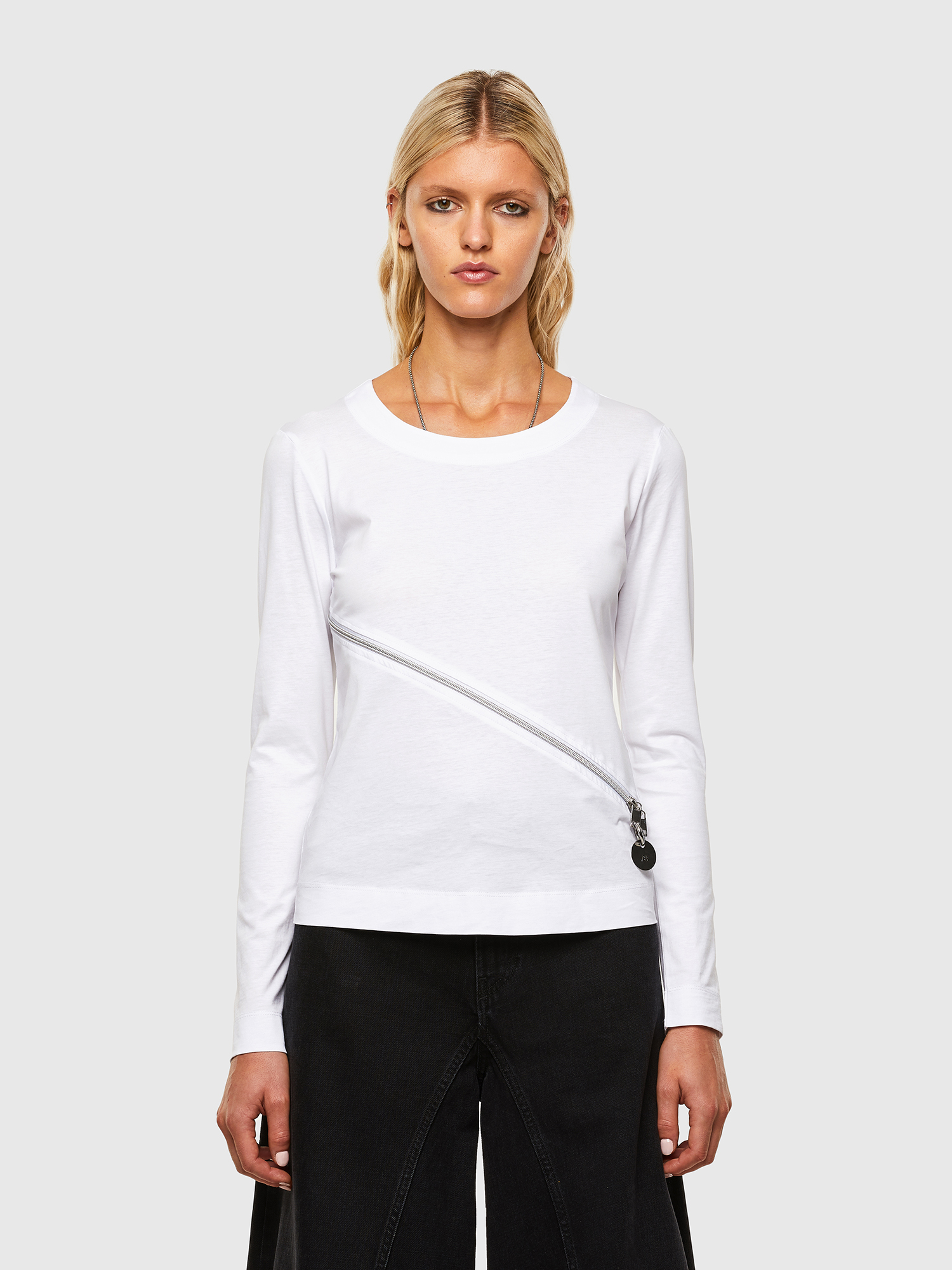 T-CUTTER-LS, White Diesel - T-CUTTER-LS, White - Tops - Image 1