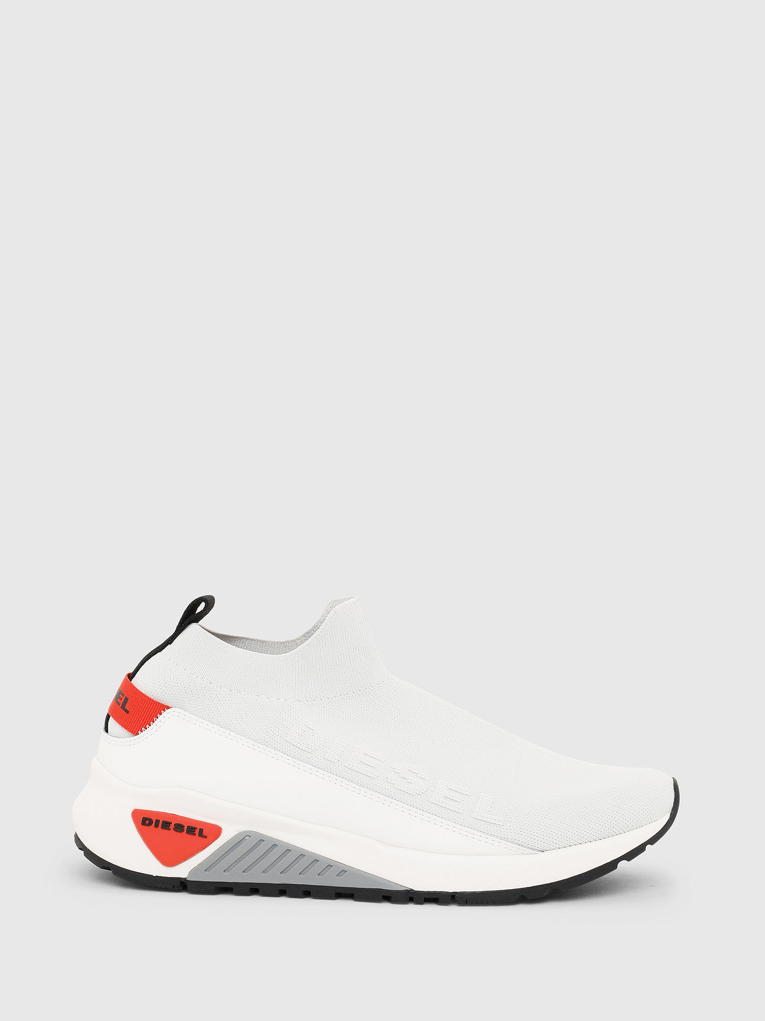 S-KB SOCK QB, White/Grey Diesel - S-KB SOCK QB, White/Grey - Sneakers - Image 1
