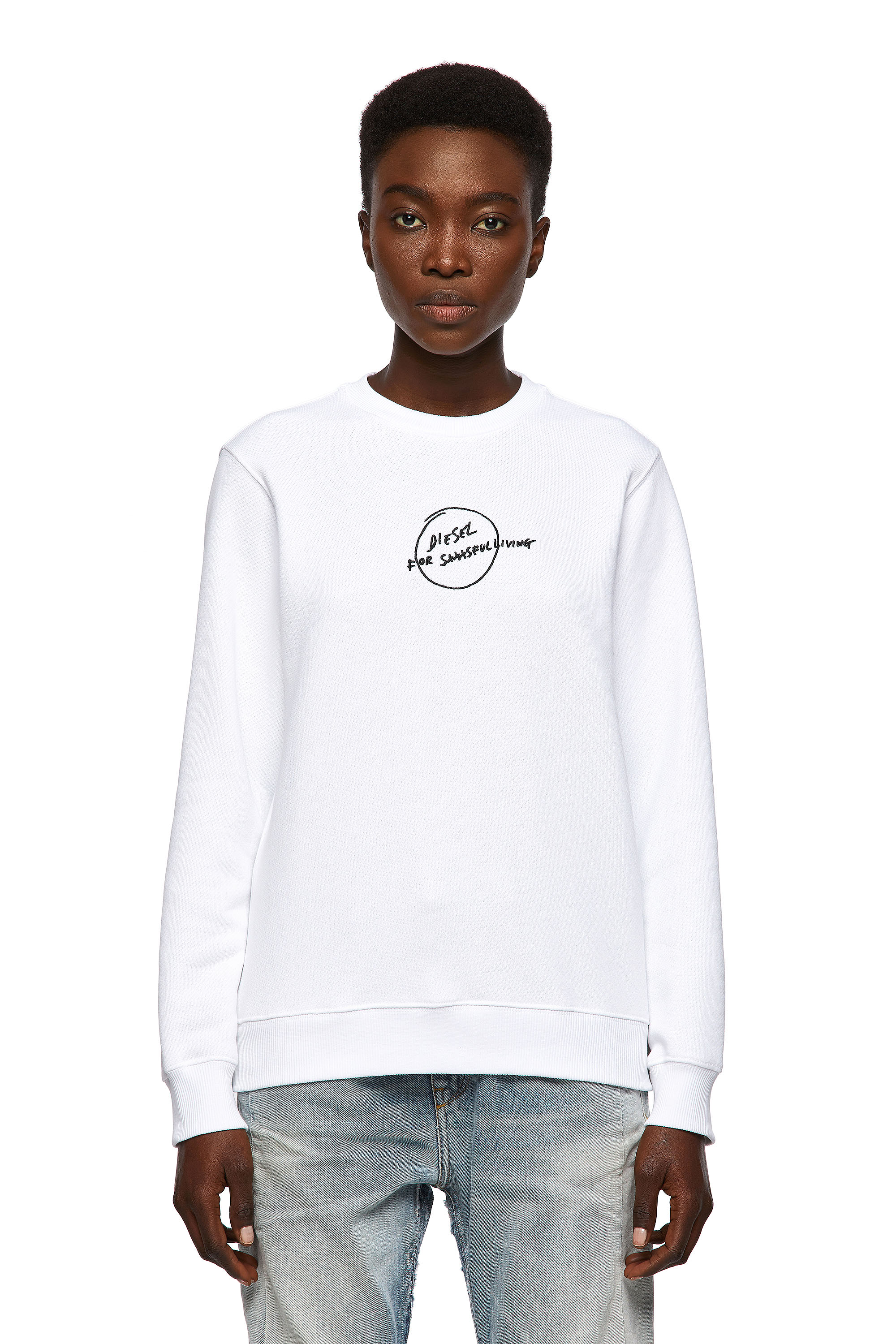F-ANGS-B1, White Diesel - F-ANGS-B1, White - Sweaters - Image 1