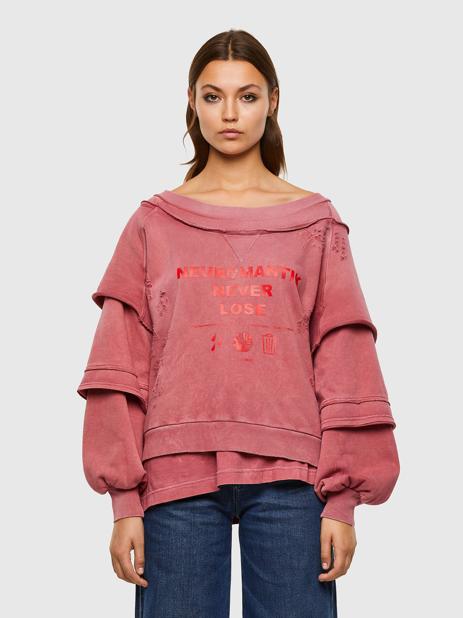 F-STRAT, Pink Diesel - F-STRAT, Pink - Sweaters - Image 1