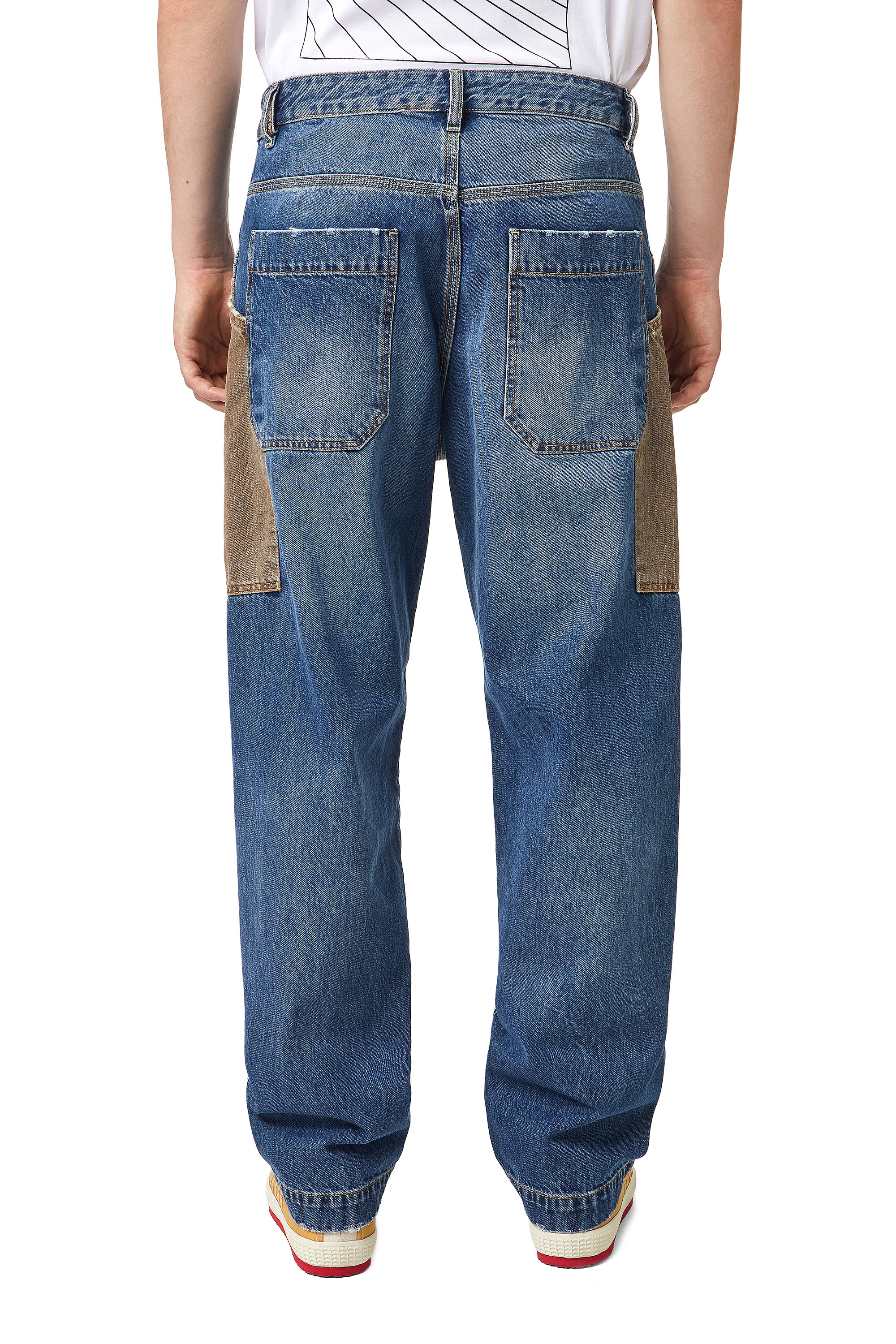 D-FRANKY-CARPENTER-S Man: Straight Medium blue Jeans | Diesel.com