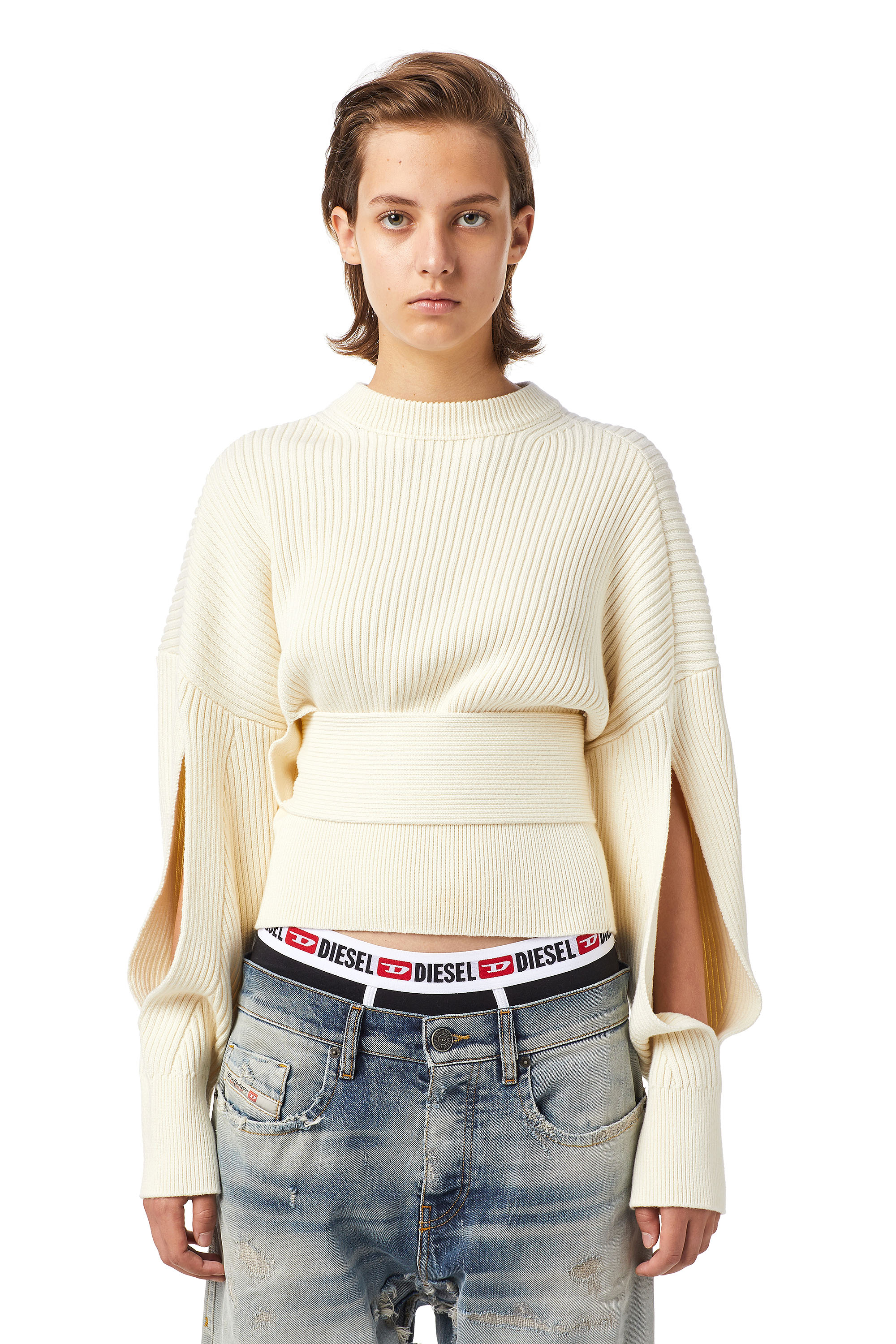 M-SYLVANIA, White Diesel - M-SYLVANIA, White - Knitwear - Image 1