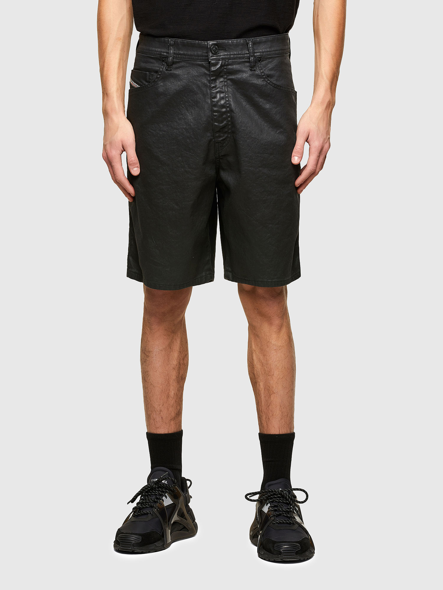 D-WILLOH-X-SP JOGGJEANS, Black Diesel - D-WILLOH-X-SP JOGGJEANS, Black - Shorts - Image 1