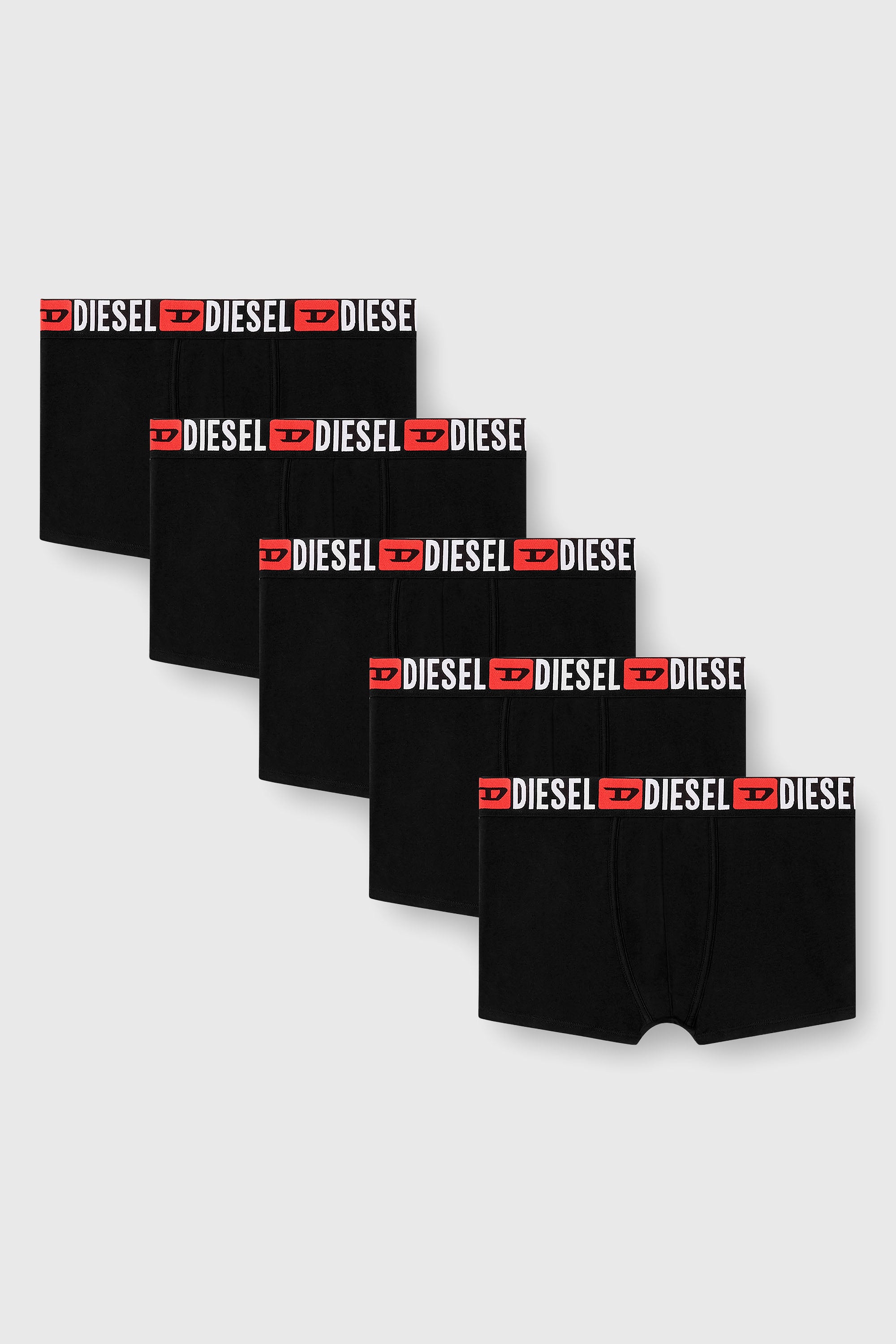 Diesel - UMBX-DAMIENFIVEPACK, Man's Five-pack of mix-colour boxer briefs in Black - 1