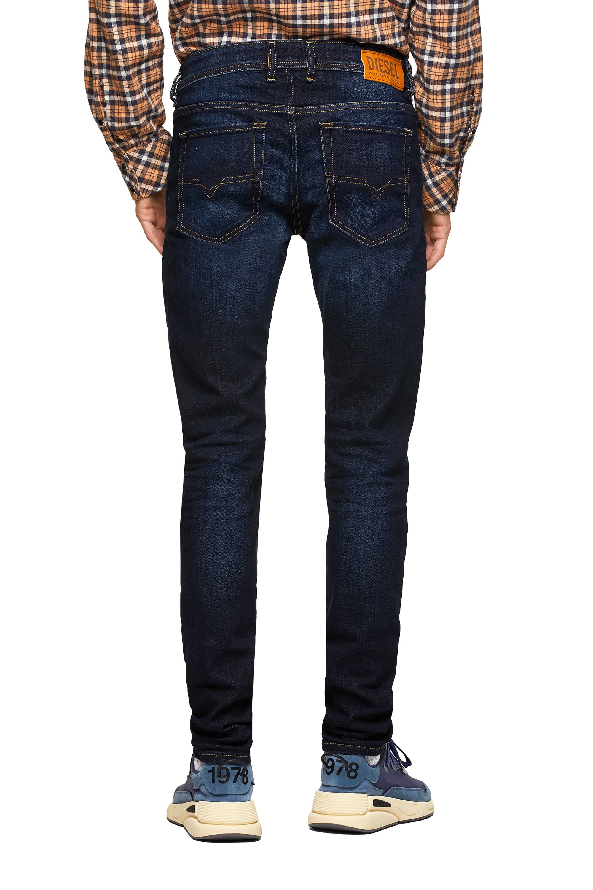 Sleenker 009EY Man: Skinny Dark blue Jeans | Diesel