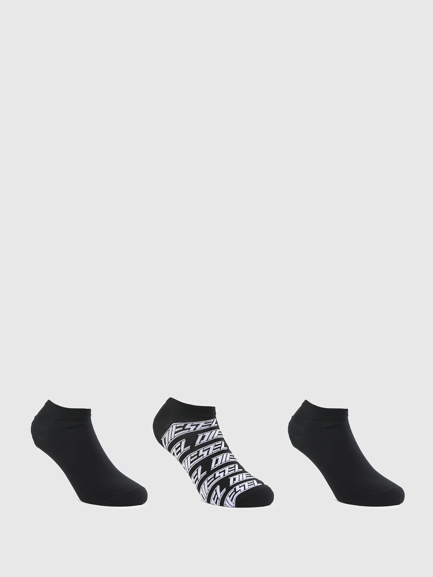 SKM-GOST-THREEPACK, Black - Socks