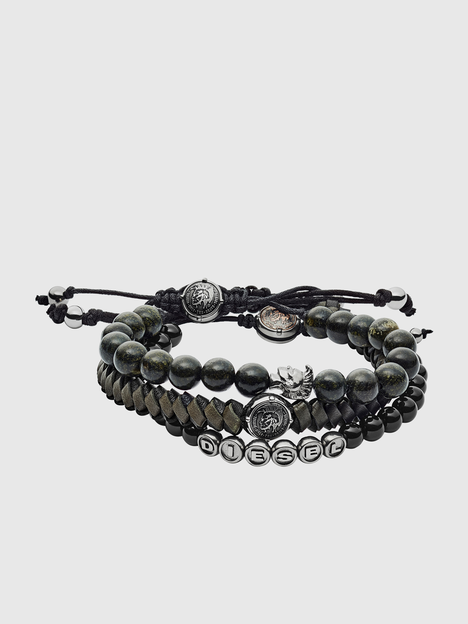BRACELET DX1100, Black Diesel - BRACELET DX1100, Black - Bracelets - Image 1