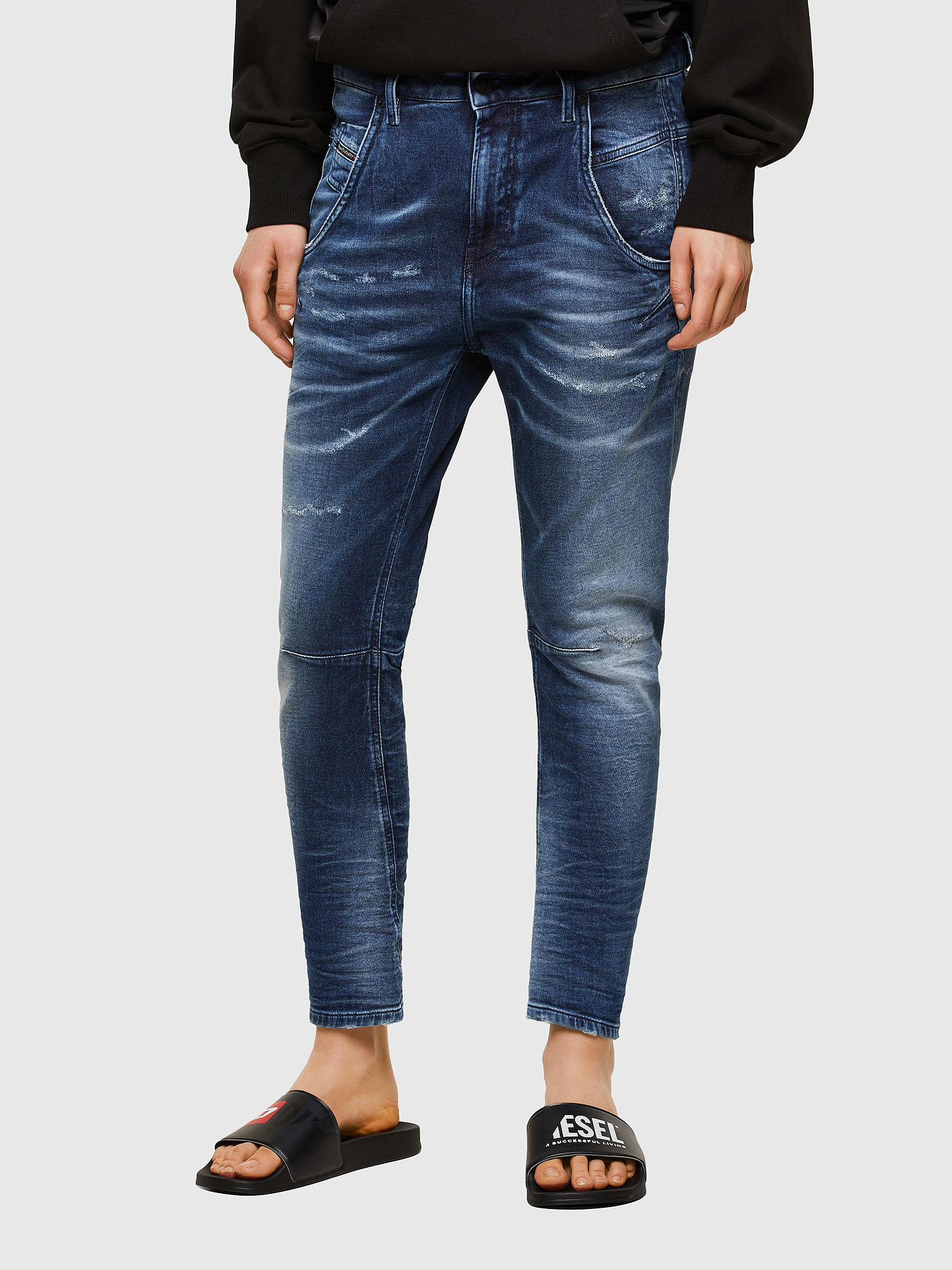 Fayza JoggJeans 0096M, Dark Blue Diesel - Fayza JoggJeans 0096M, Dark Blue - Jeans - Image 1