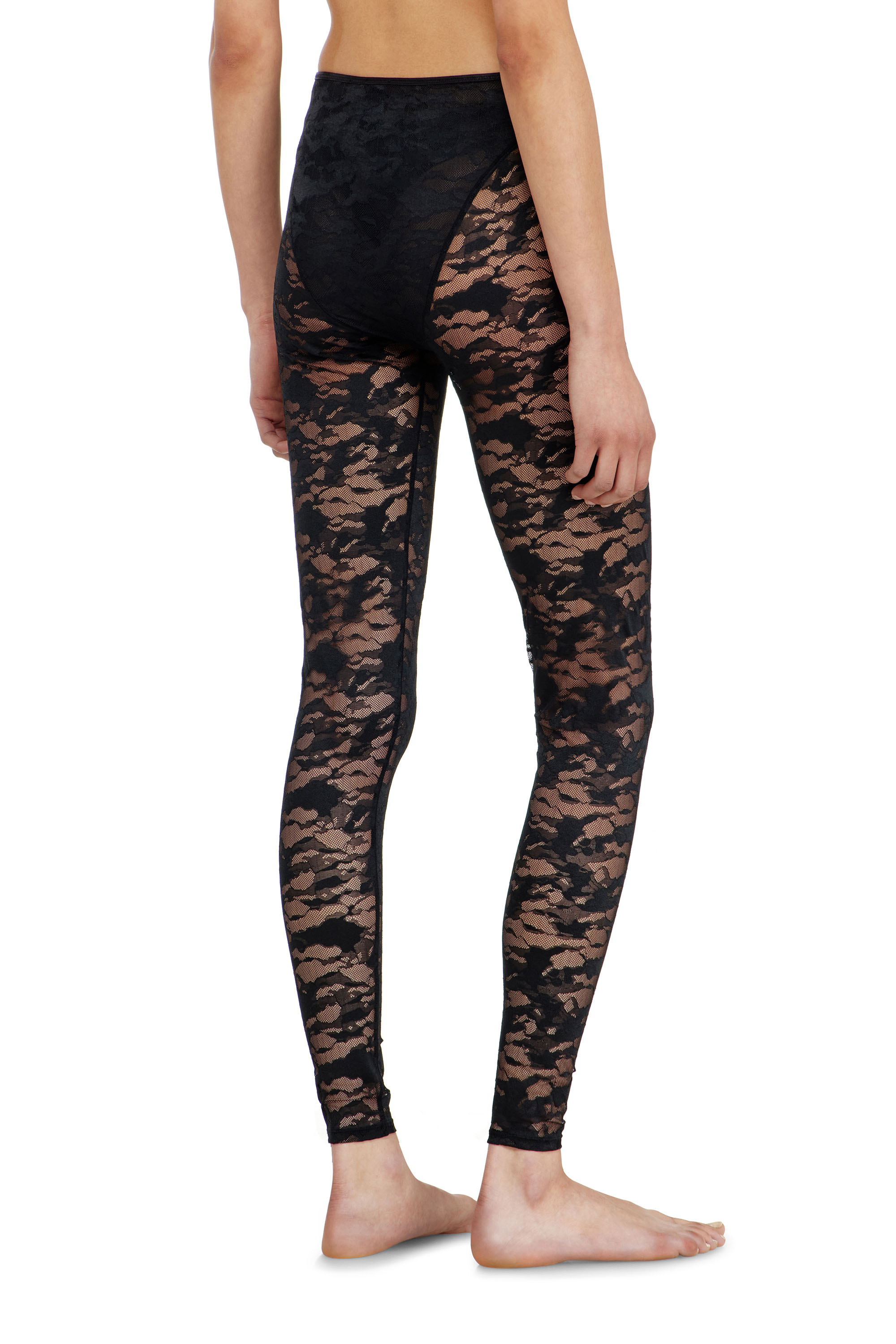 Diesel - HAYLEY-UTLT, Woman's Leggings in nylon camouflage lace in null - 3