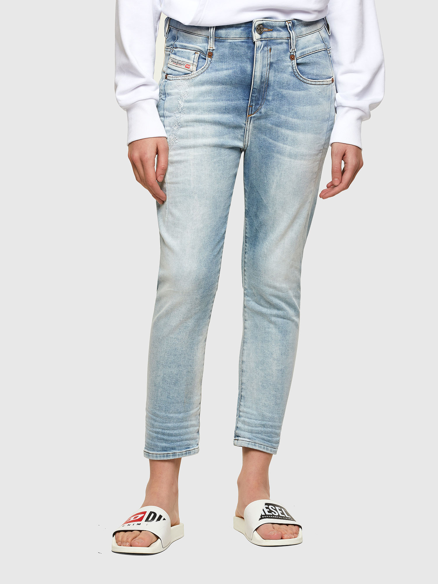 Fayza JoggJeans® 069UY, Light Blue Diesel - Fayza JoggJeans® 069UY, Light Blue - Jeans - Image 1