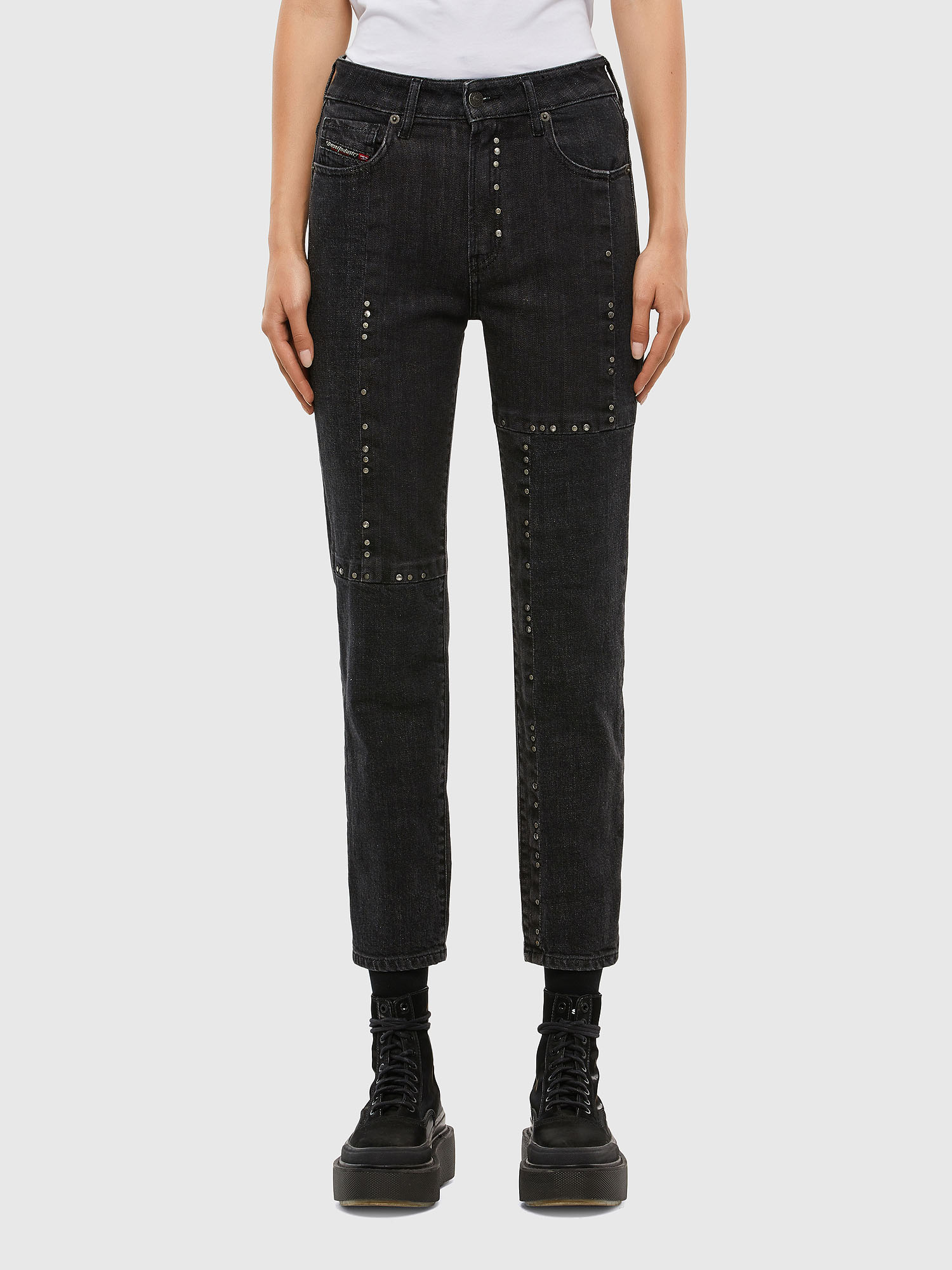 D-Joy 009KY, Black/Dark grey Diesel - D-Joy 009KY, Black/Dark grey - Jeans - Image 1