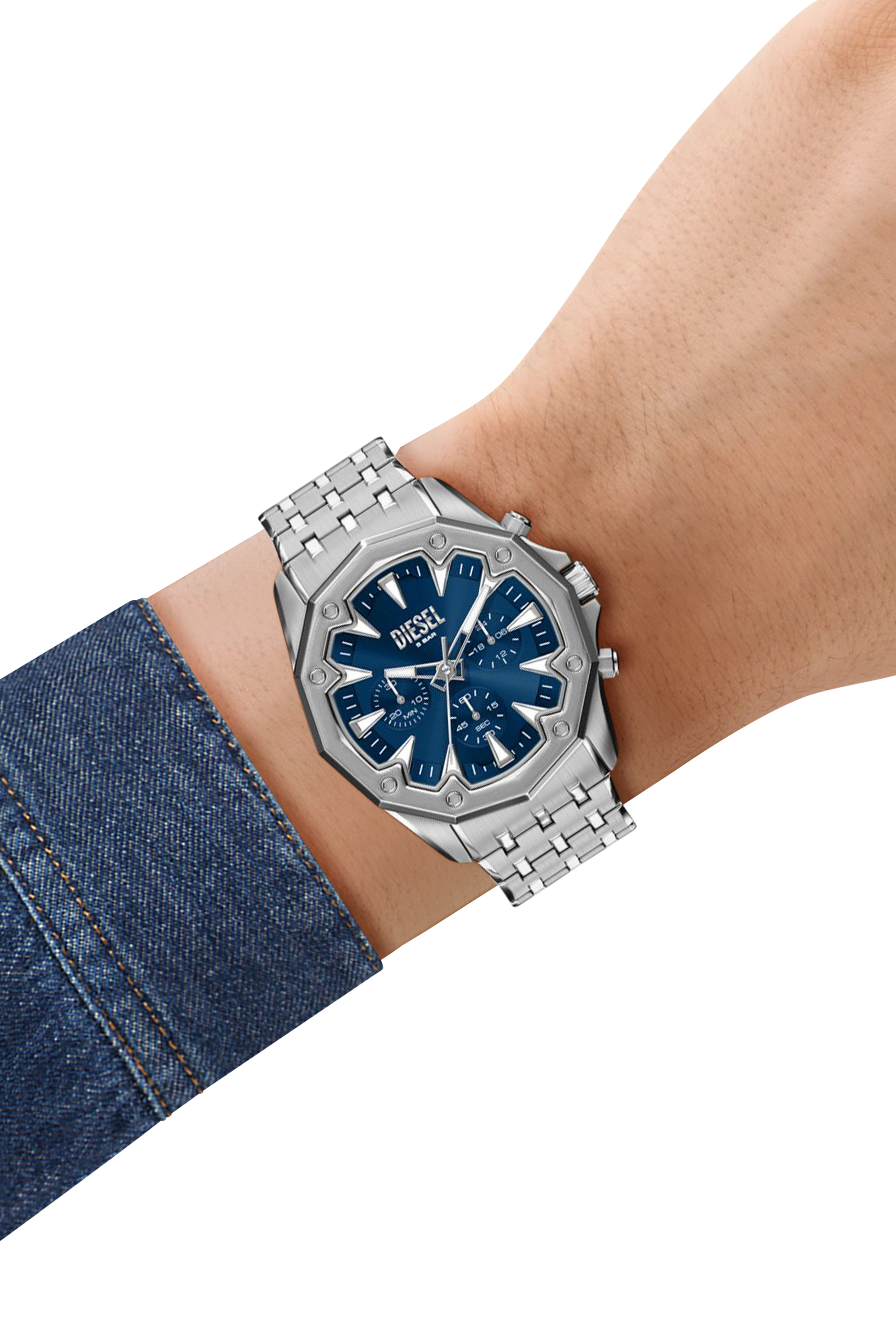 Men's Stinger Stainless Steel Watch | Silver | Diesel TR