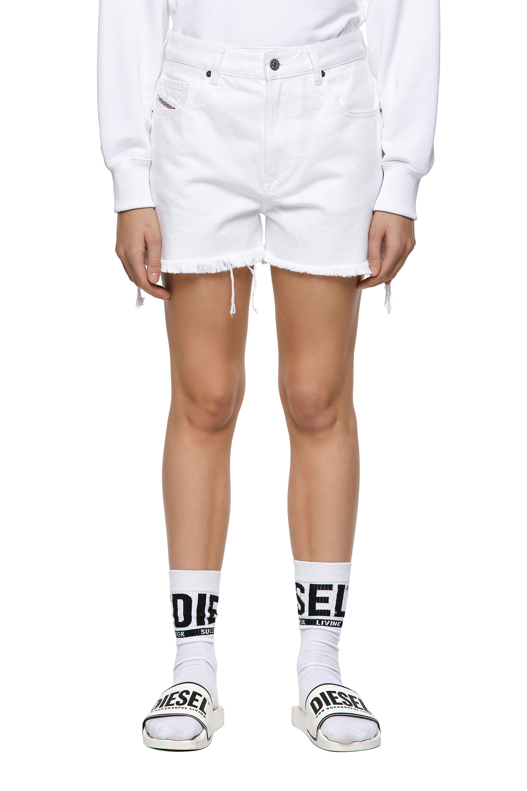 DE-REG-R, White Diesel - DE-REG-R, White - Shorts - Image 1