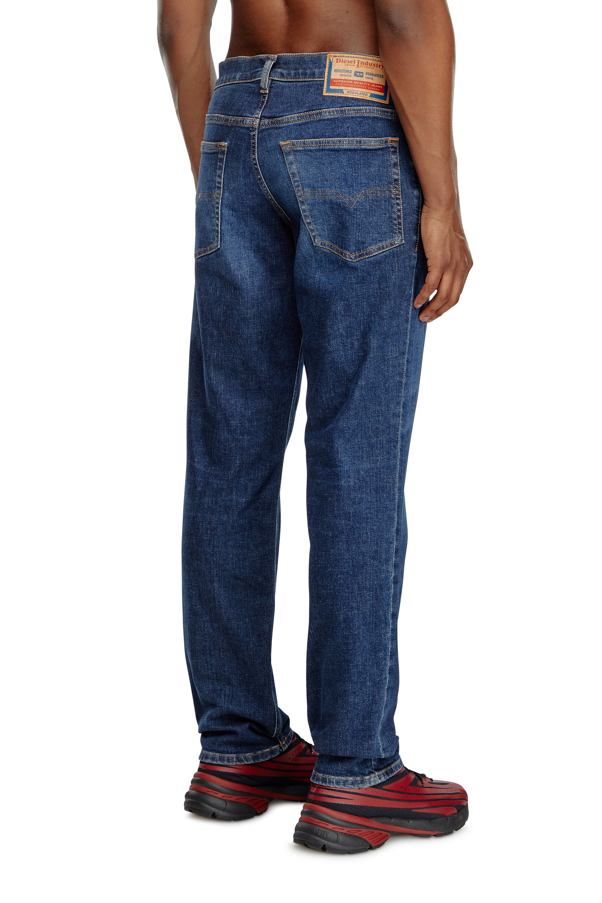 Diesel - Man Tapered Jeans 2023 D-Finitive 09J47, Dark Blue - Image 3