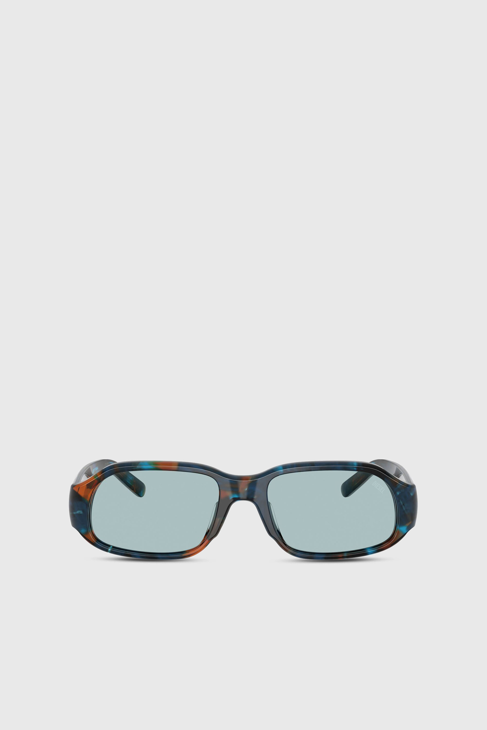 Diesel - 0DL2009U, Unisex's Rectangle sunglasses in Blue/Brown - 1