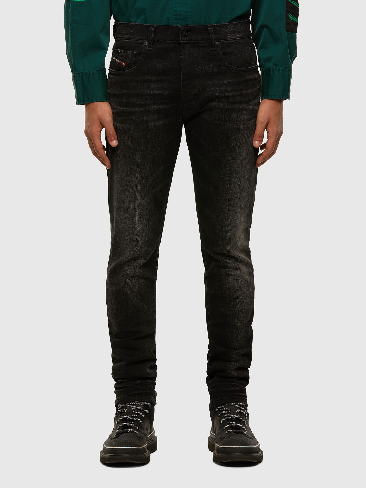 D-Strukt 0098B, Black/Dark grey Diesel - D-Strukt 0098B, Black/Dark grey - Jeans - Image 1
