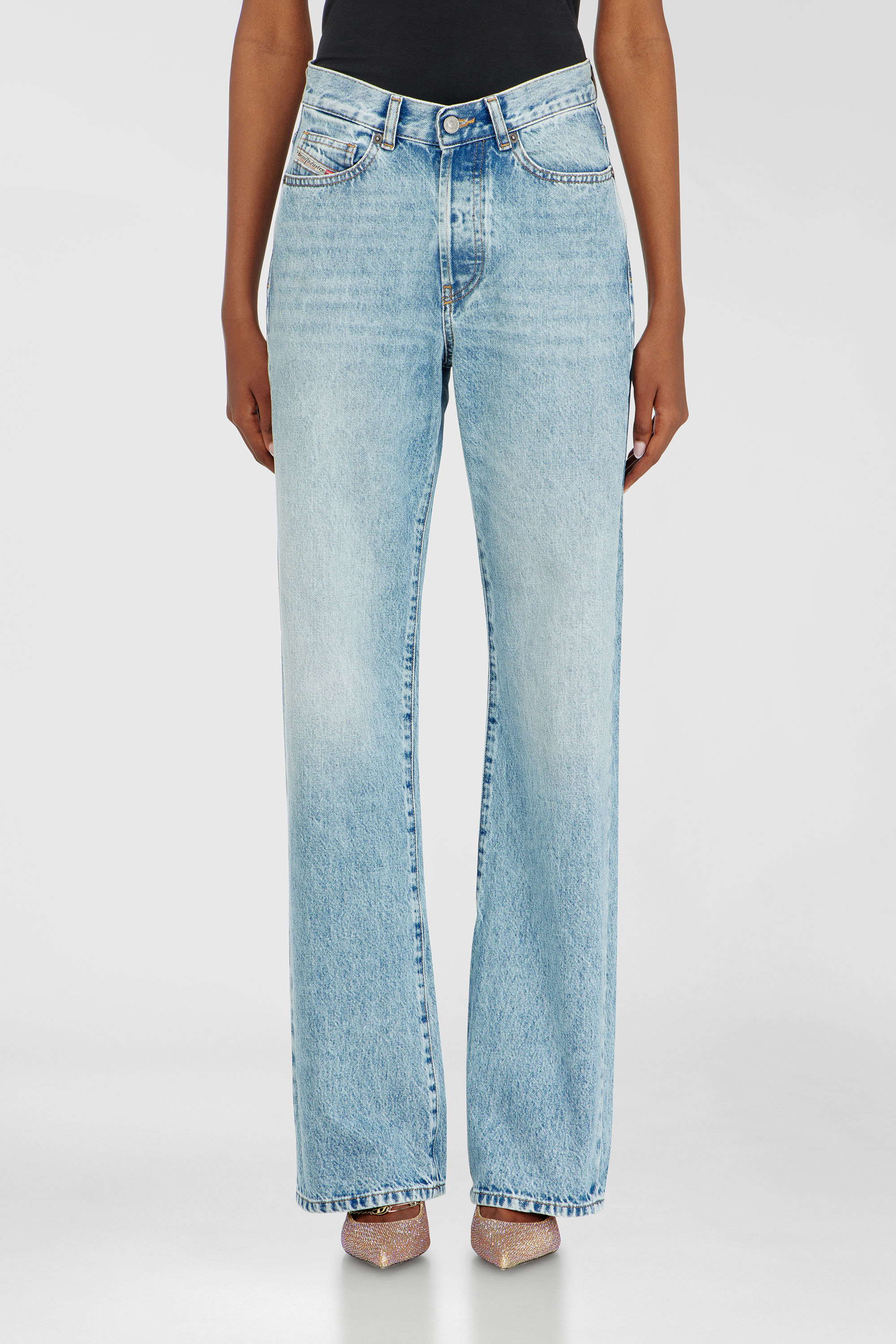 Diesel - Woman's Regular Jeans 1971 D-Sent 09I29, Light Blue - 1