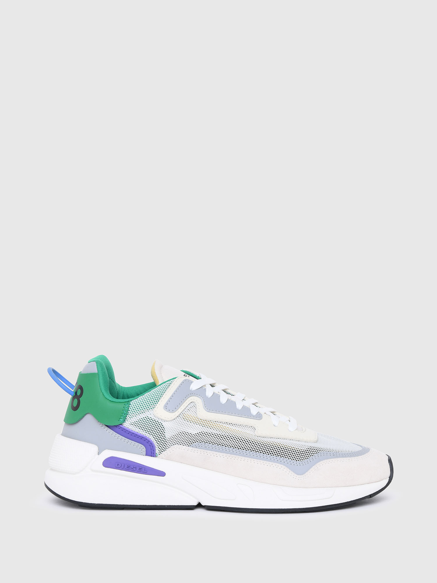 S-SERENDIPITY SM, White/Blue Diesel - S-SERENDIPITY SM, White/Blue - Sneakers - Image 1