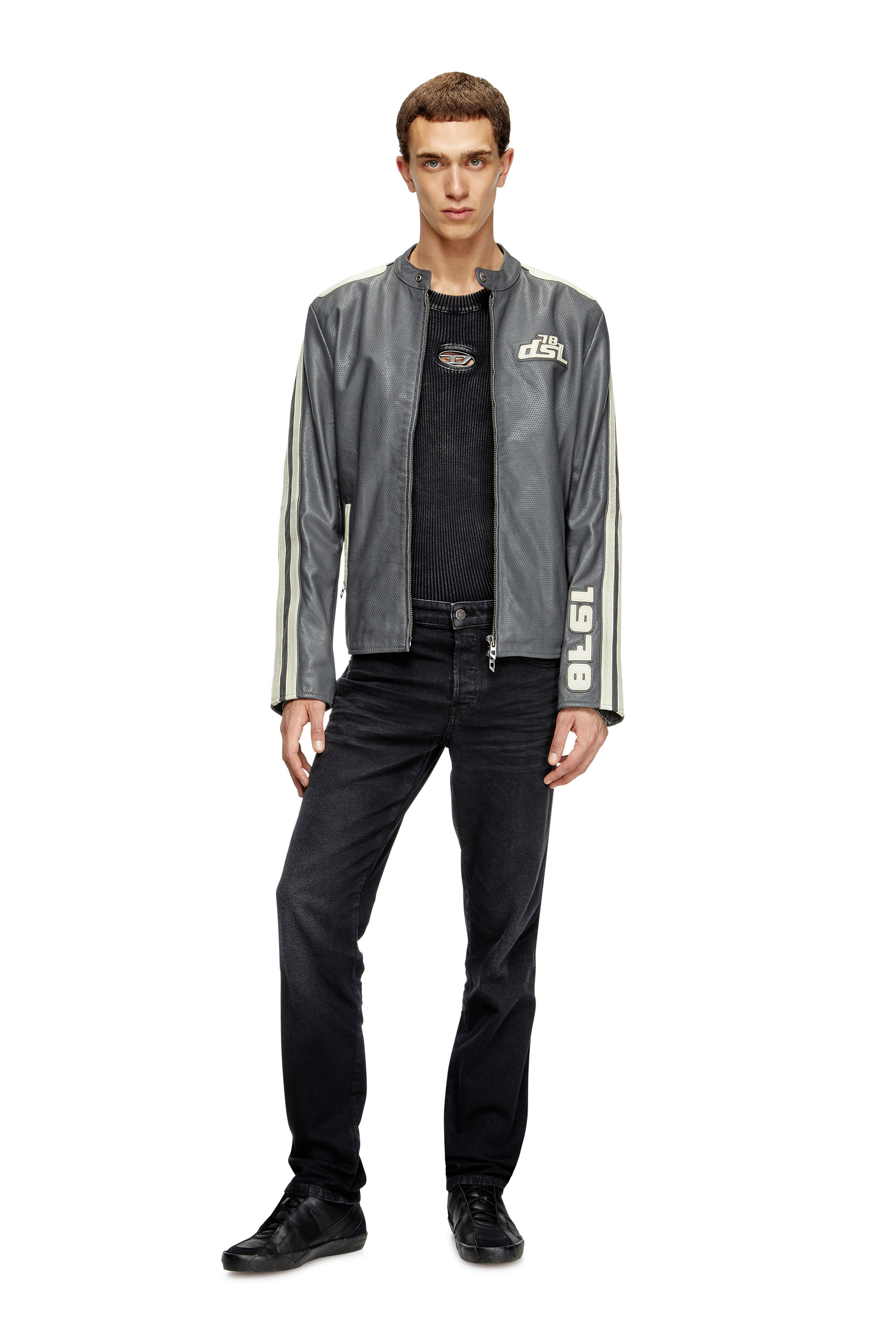 Diesel - Man's Slim Jeans 1993 D-Vyl 0DBEG, Black/Dark grey - 1